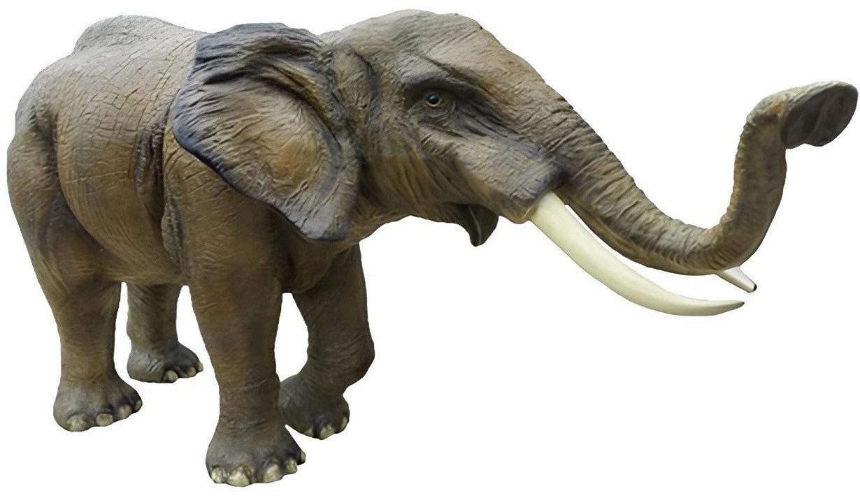 Xlmoebel Skulptur Lebensgroße Elefantenfigur aus hochwertigem Material (Skulptur, 1 St., Skulptur A552A-223x410x155-200kg), Hergestellt in Europa
