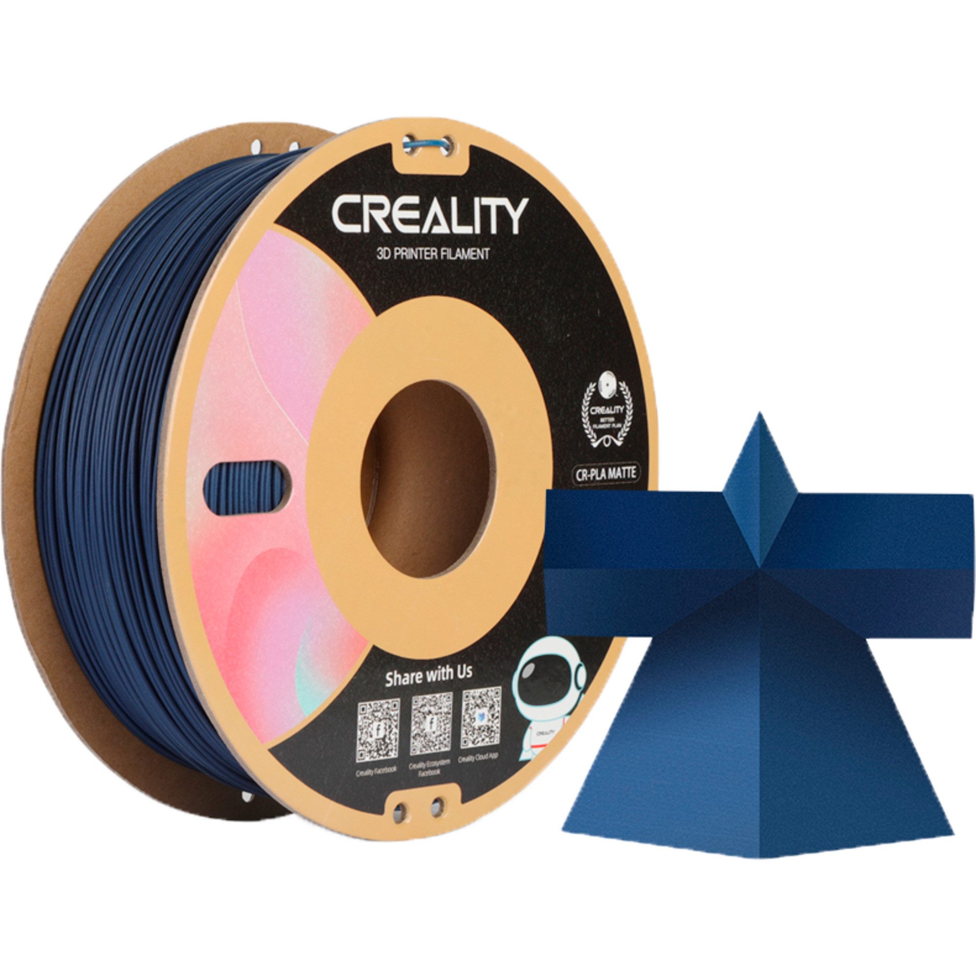 Creality 3D-Drucker Creality CR-PLA Matte Navy Blue, 3D-Filament, (1