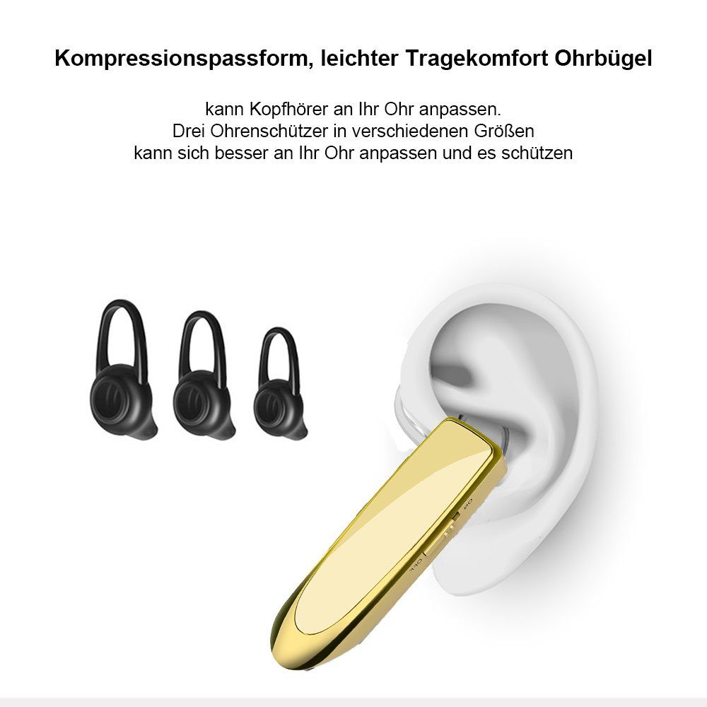 Jormftte Bluetooth Headset,Wireless Freisprech Bluetooth-Kopfhörer