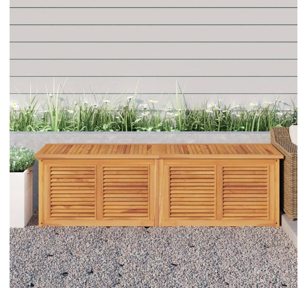 Thumbnail - vidaXL Gartenbox, Gartenaufbewahrungsbox mit Beutel 175x50x53 cm Massivholz Teak
