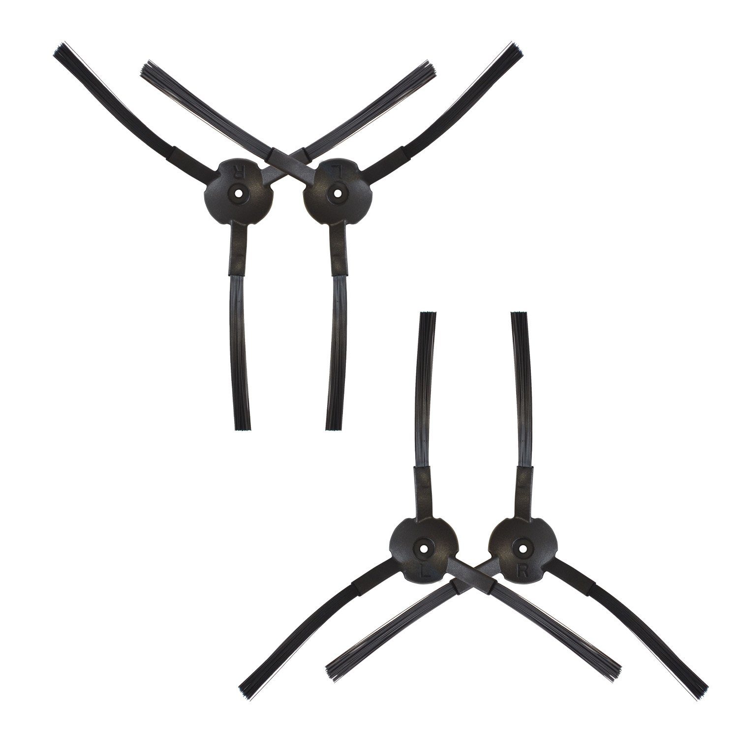 Saugroboter Zubehör-Set 4er Set Seitenbürsten