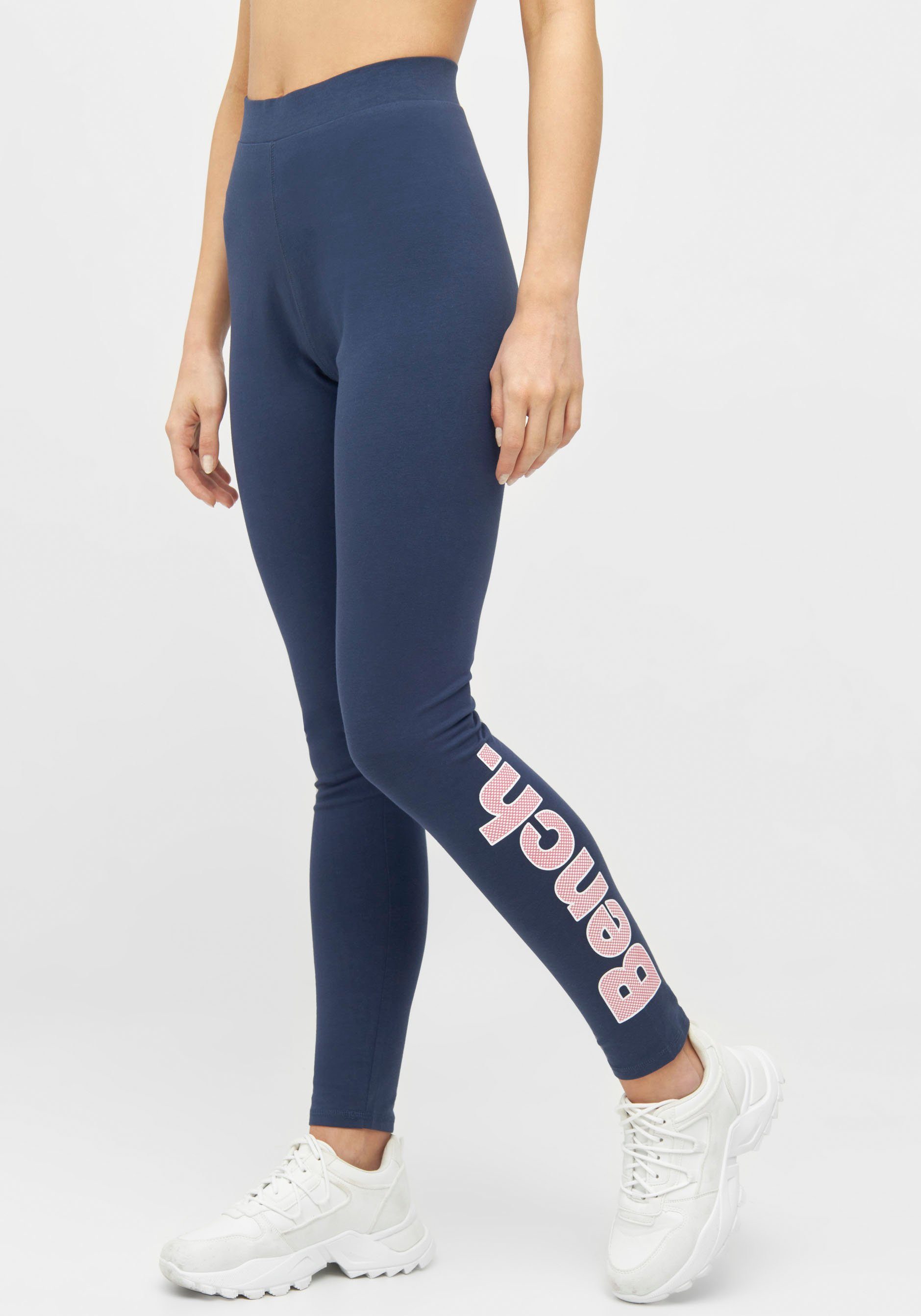 Bench. ELIRA NAVY Logoschriftzug Leggings mit