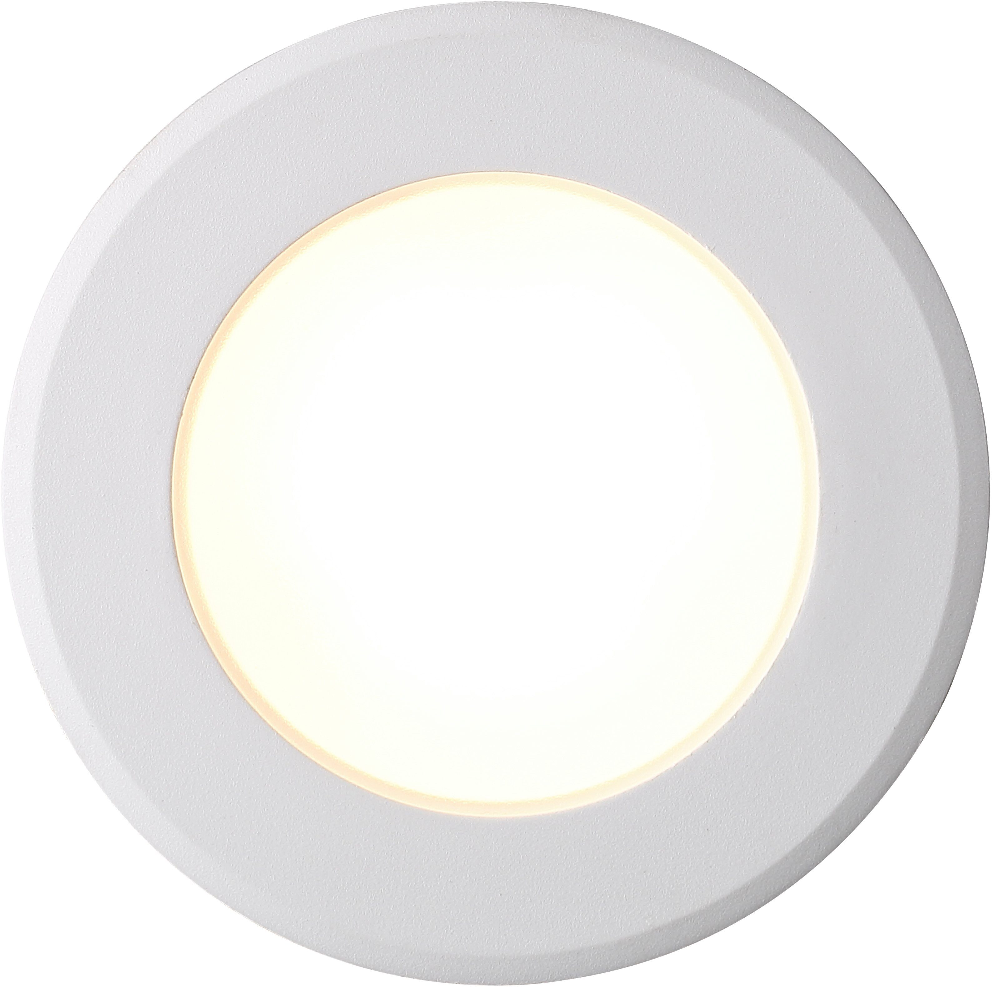 Nordlux LED Einbaustrahler Birla, geeignet integriert, für IP44, Badezimmer fest LED Warmweiß