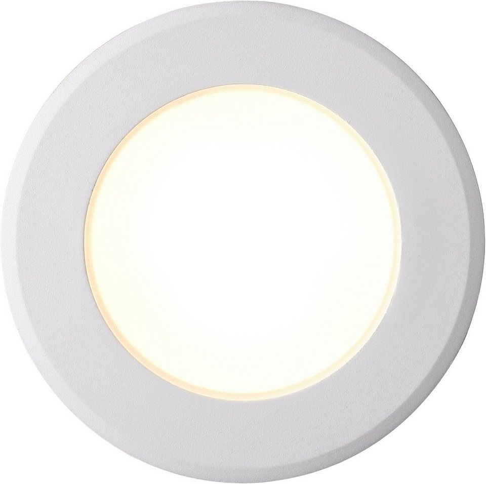 Nordlux LED Einbaustrahler Birla, LED fest integriert, Warmweiß, IP44, für  Badezimmer geeignet