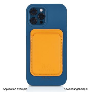 MONOCORD Handyhülle Magsafe Case für iPhone 12 Pro Max - Blau 6,7 Zoll, Case geeignet für MagSafe kabelloses Aufladen, MagSafe Zubehör, Magnet