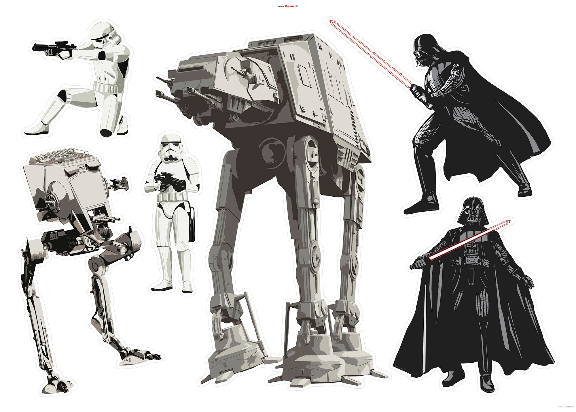 Komar Wandtattoo Star Wars Doomed - günstig online kaufen