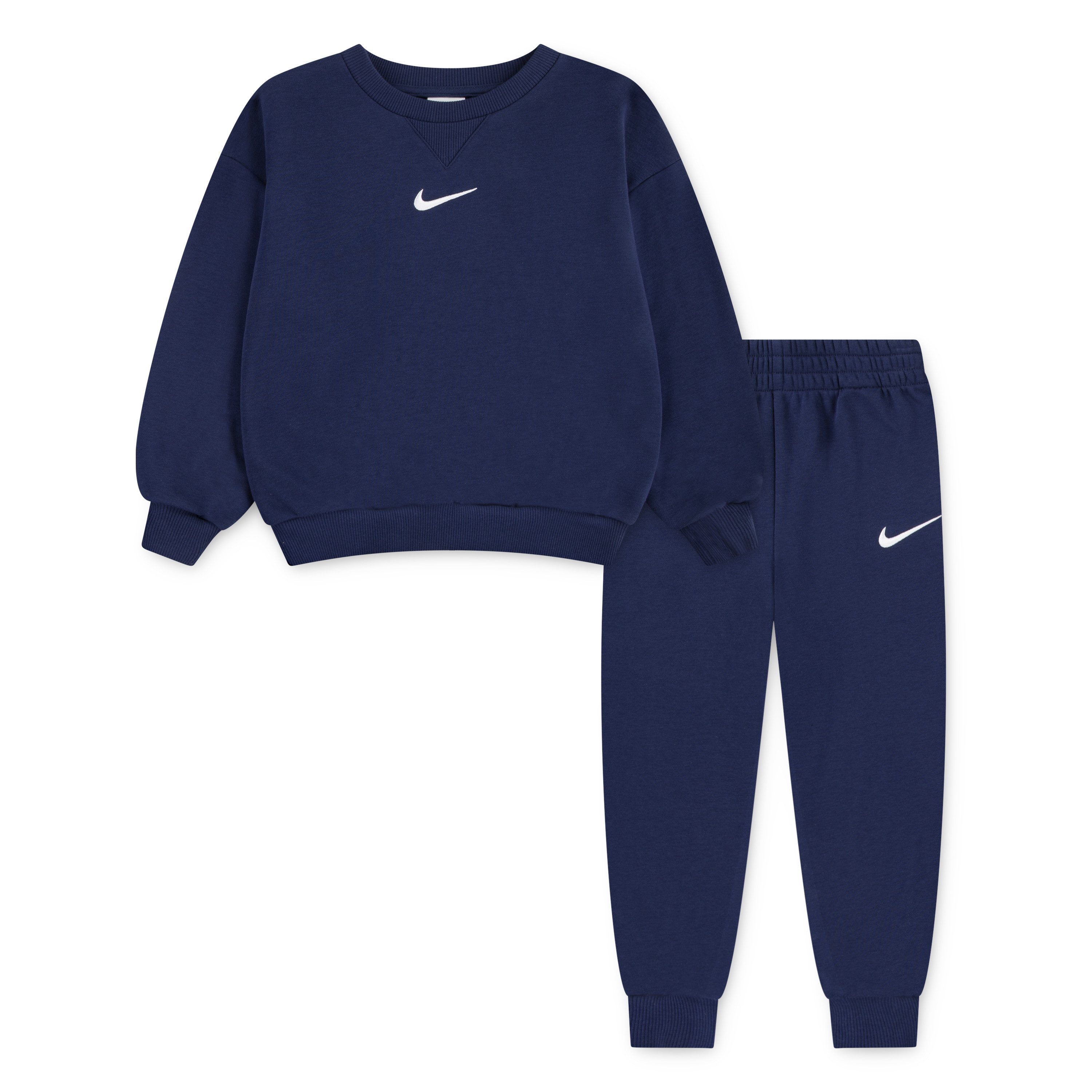 Nike Sportswear Jogginganzug NKN ESSENTIAL FLEECE CREW SET (Set, 2-tlg), zweiteiliges Set aus Sweatshirt und Jogginghose, weiches Material