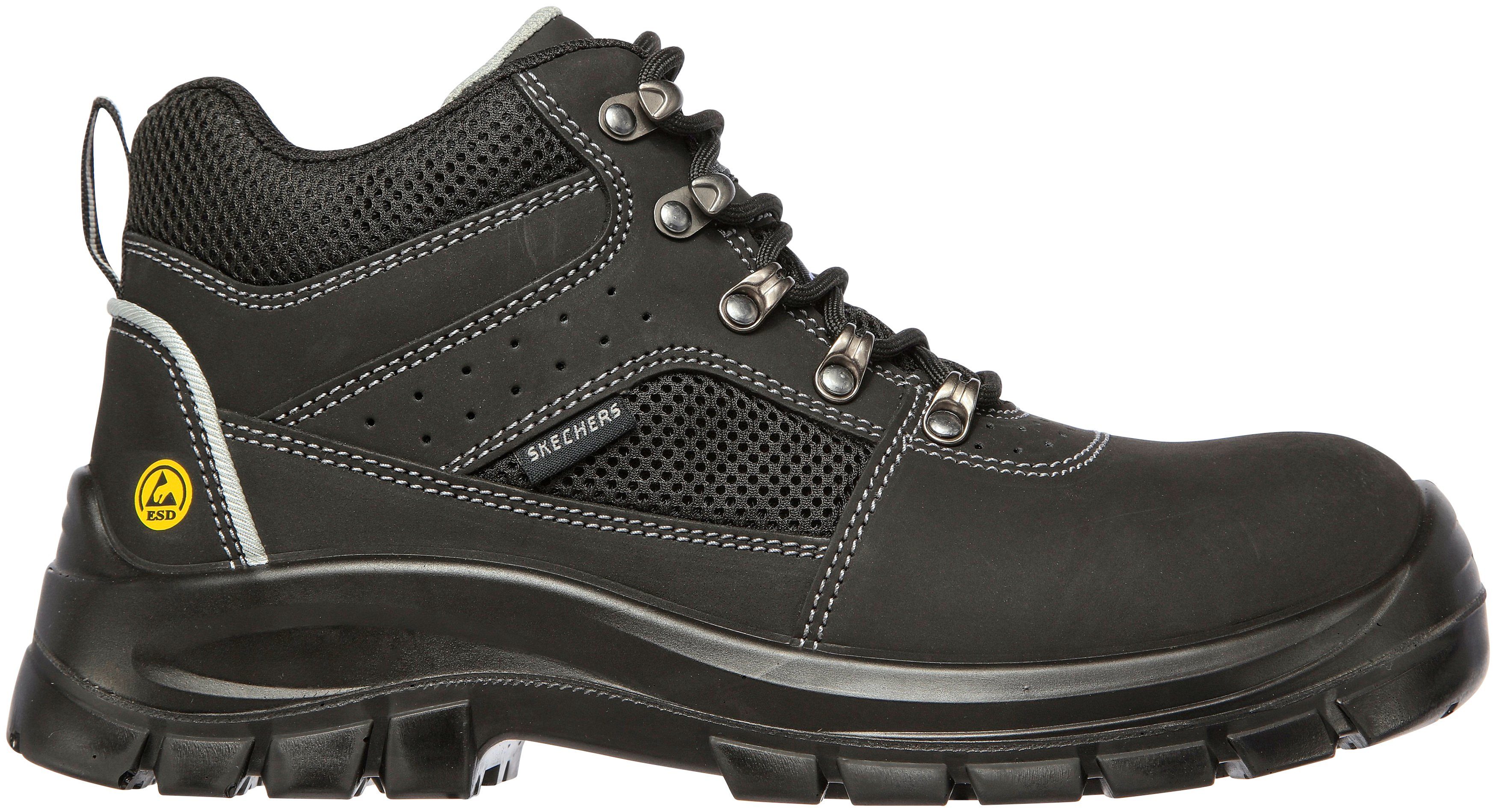 Skechers TROPHUS - LETIC Sicherheitsstiefel S1 P ESD, durchtrittsicher, bequem und elektrisch ableitend