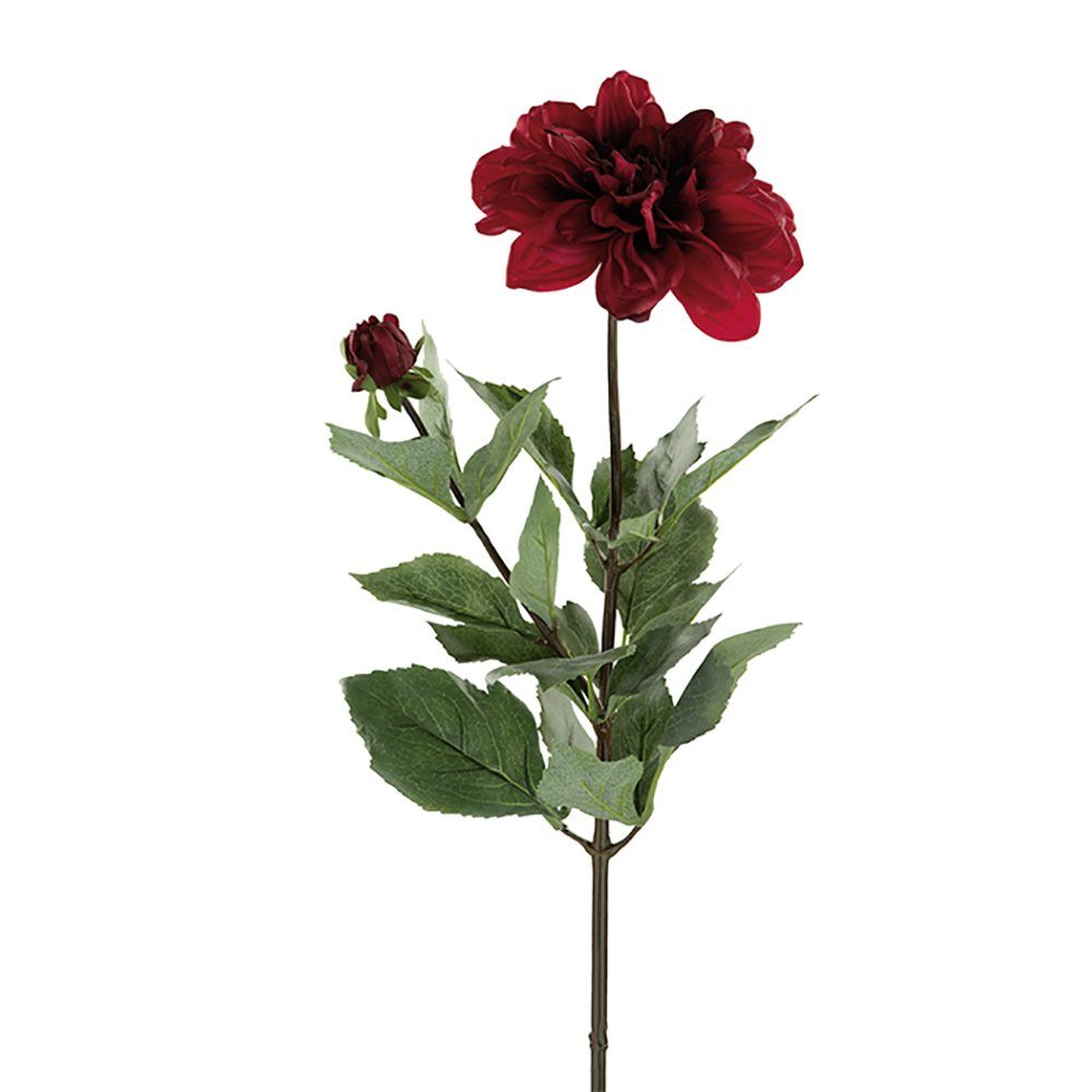 Kunstpflanze FINK Kunstblume Dahlie - rot - H. 70cm, Fink