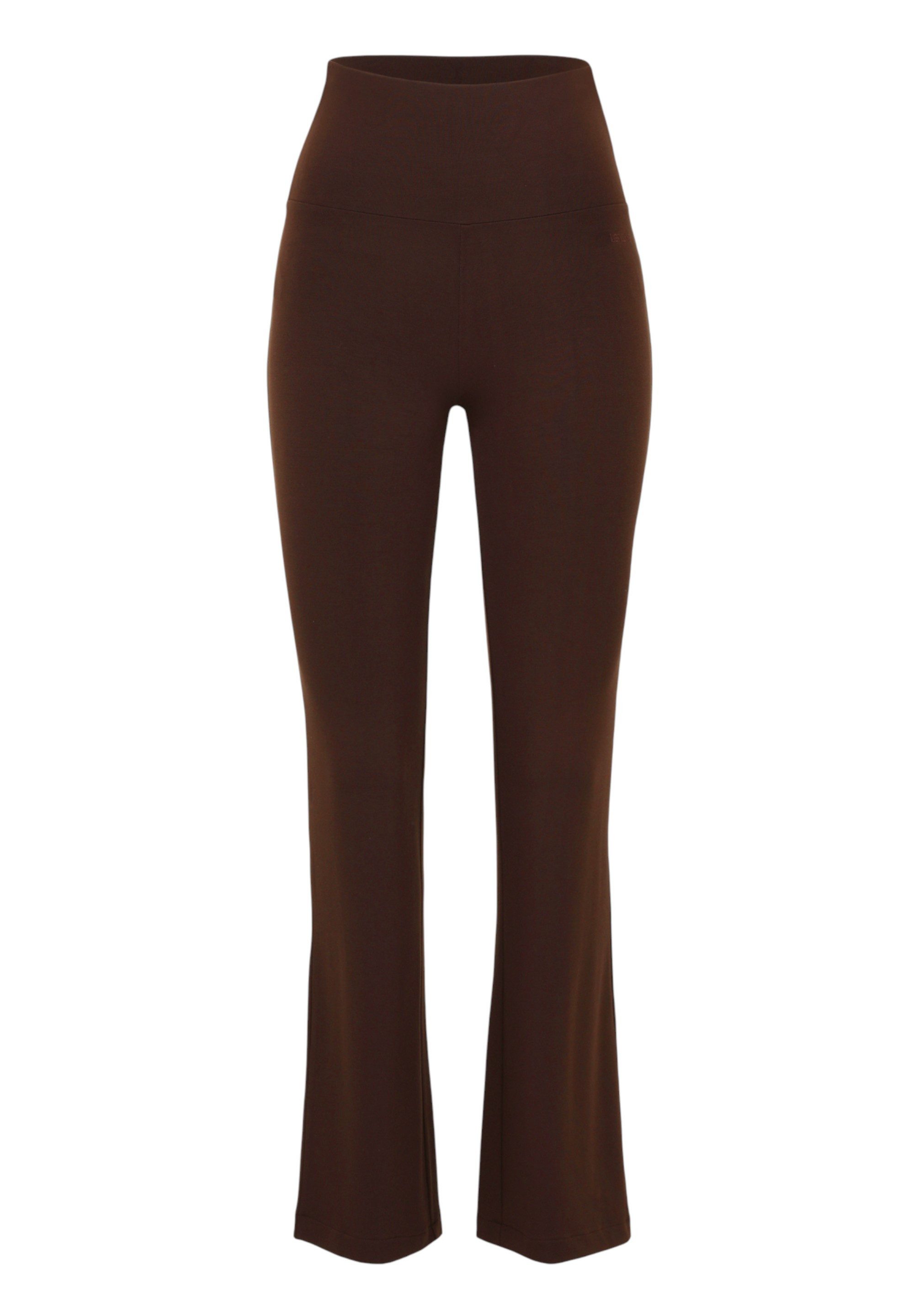 Les Lunes Bootcuthose BELLE Warm Flared Leggings Thermo Thermoeffekt, gebru günstig online kaufen