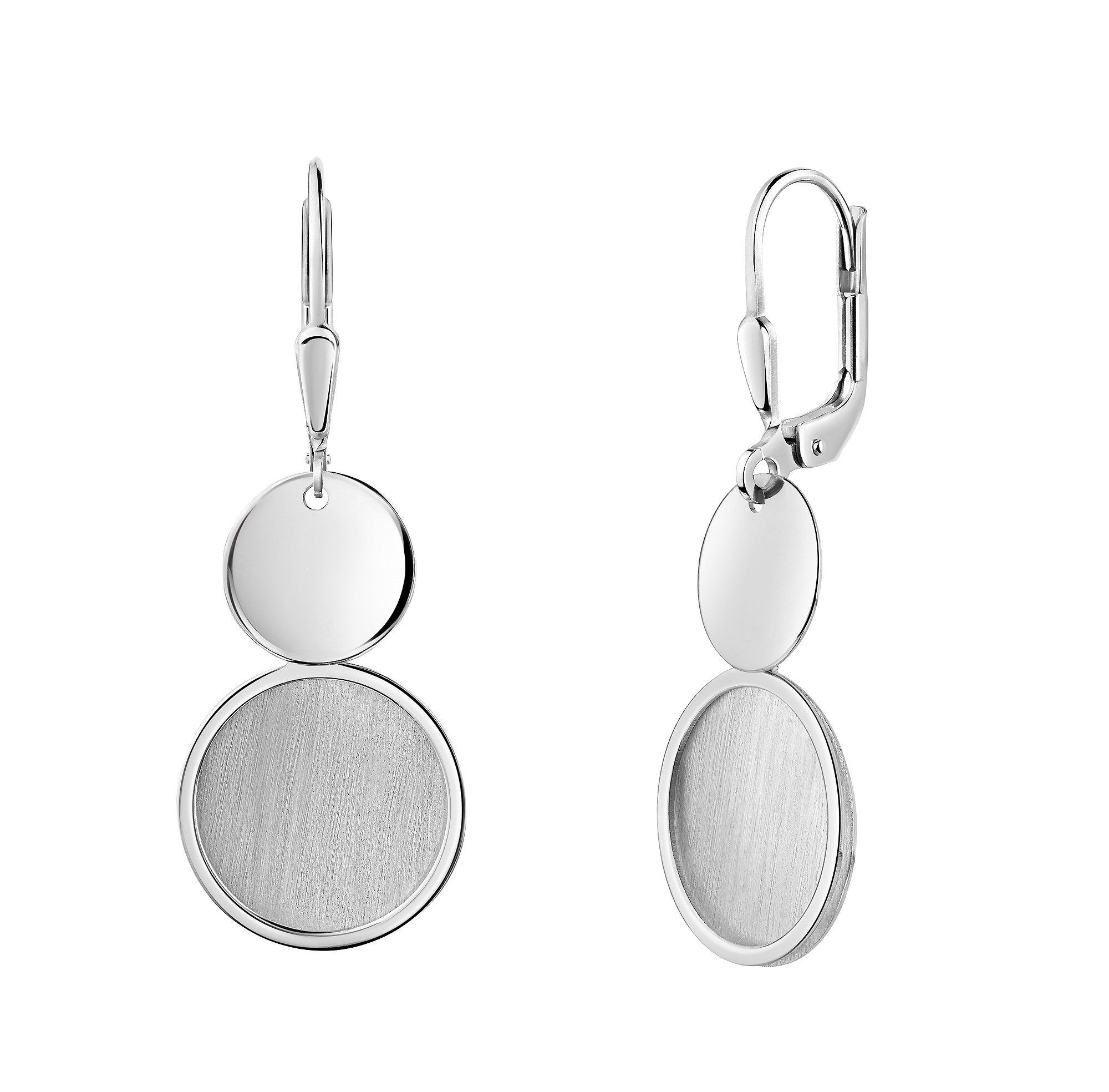 Firetti Paar Ohrhänger Schmuck Geschenk Silber 925 Ohrschmuck Ohrringe Kreise