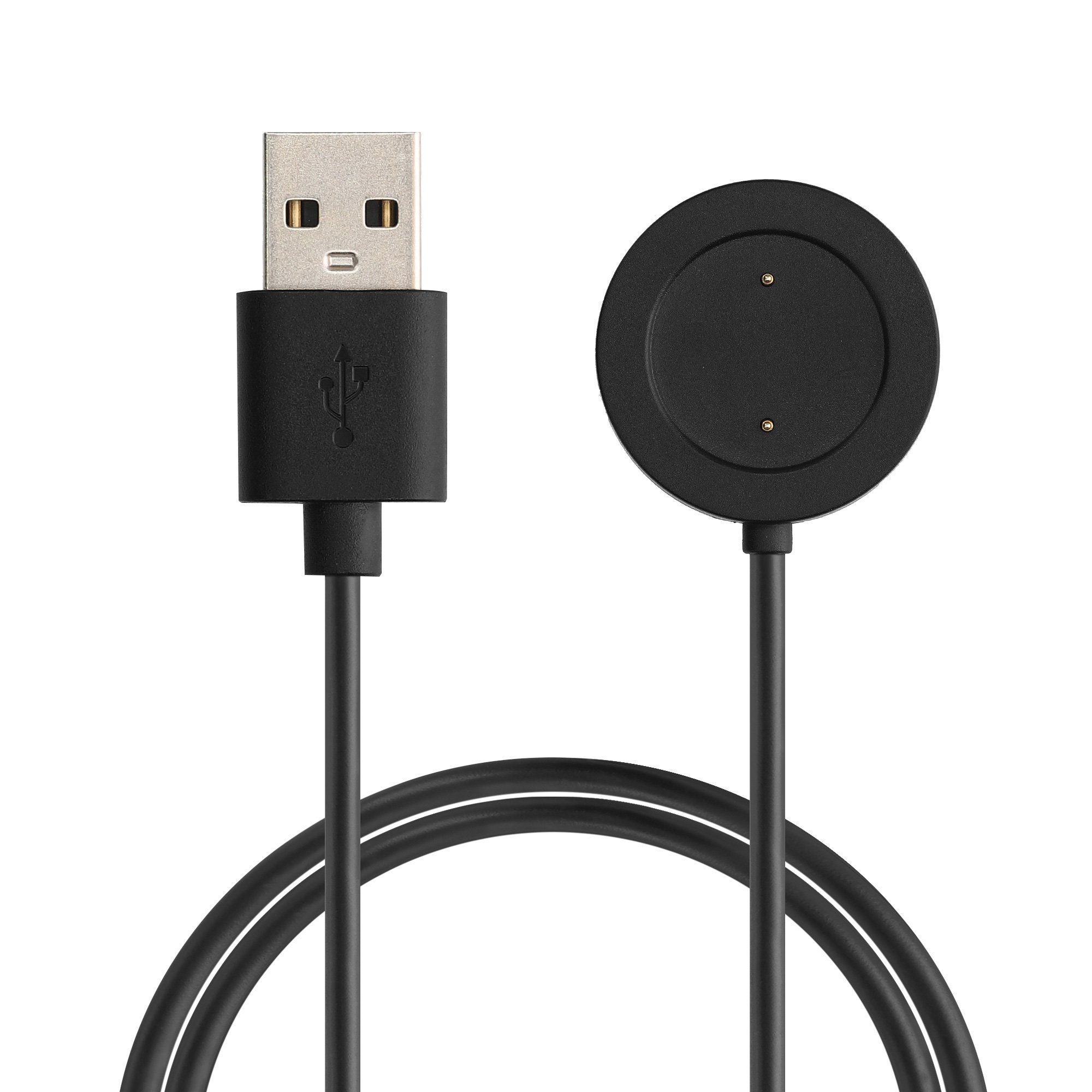 kwmobile Smartwatch Ladekabel für Xiaomi Mi Watch Color Sport / S1 Active Smartphone-Ladegerät (1-tlg., USB Ladekabel für Smartwatch Aufladekabel - Fitnesstracker Ersatzkabel)