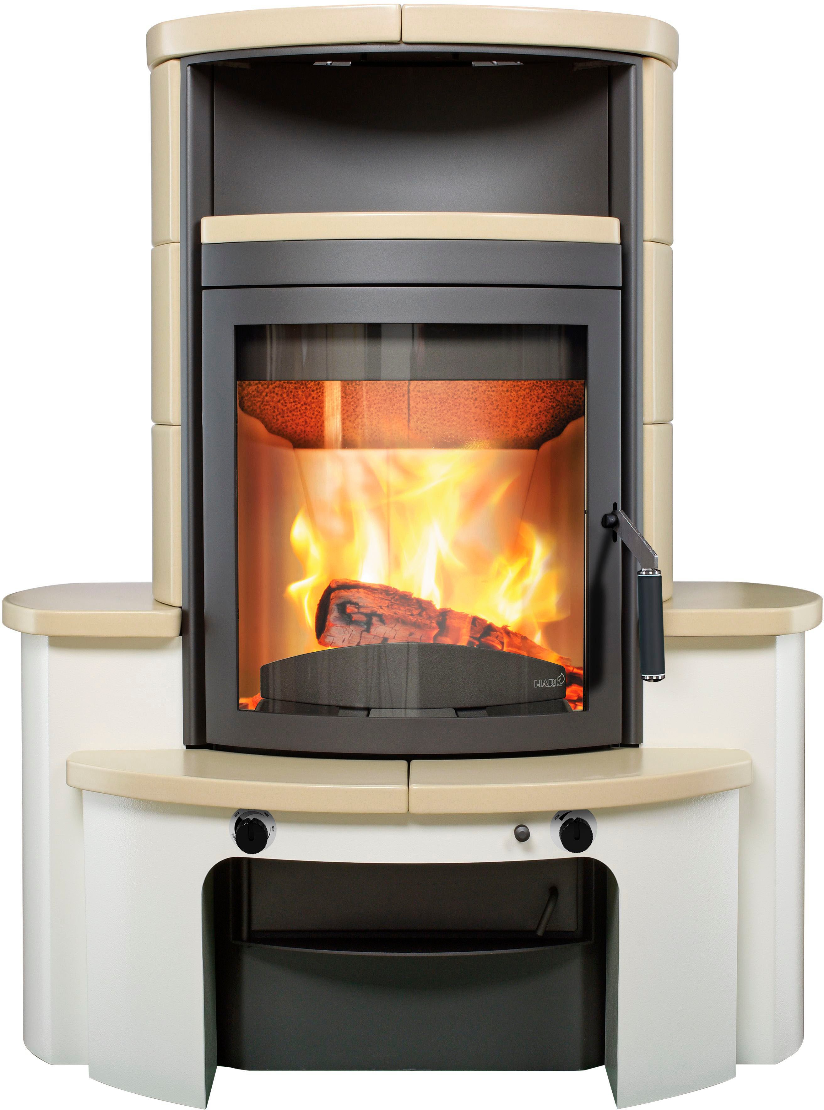 HARK wood-burning stove »Avenso GT ECOplus«, 8 kW, continuous burning, cream