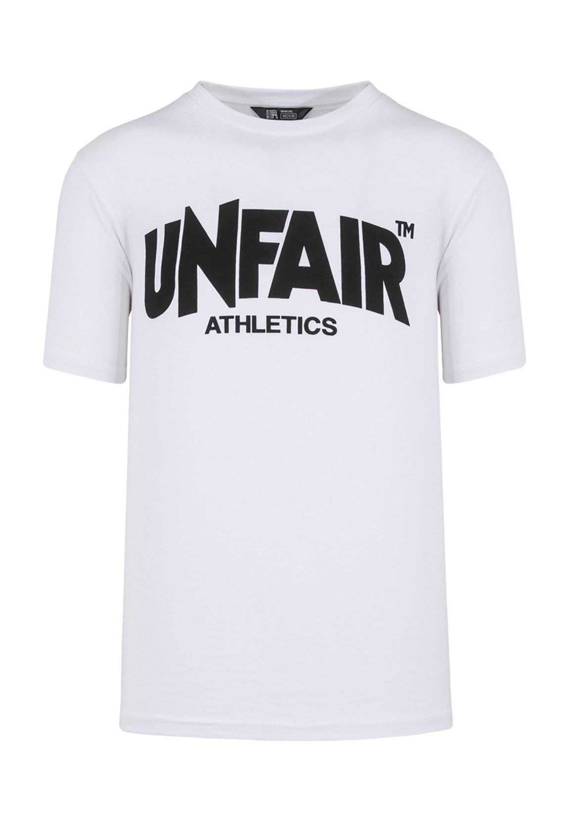 Unfair Athletics T-Shirt Unfair Athletics Herren T-Shirt CLASSIC LABEL UNFR19-002 White Weiß
