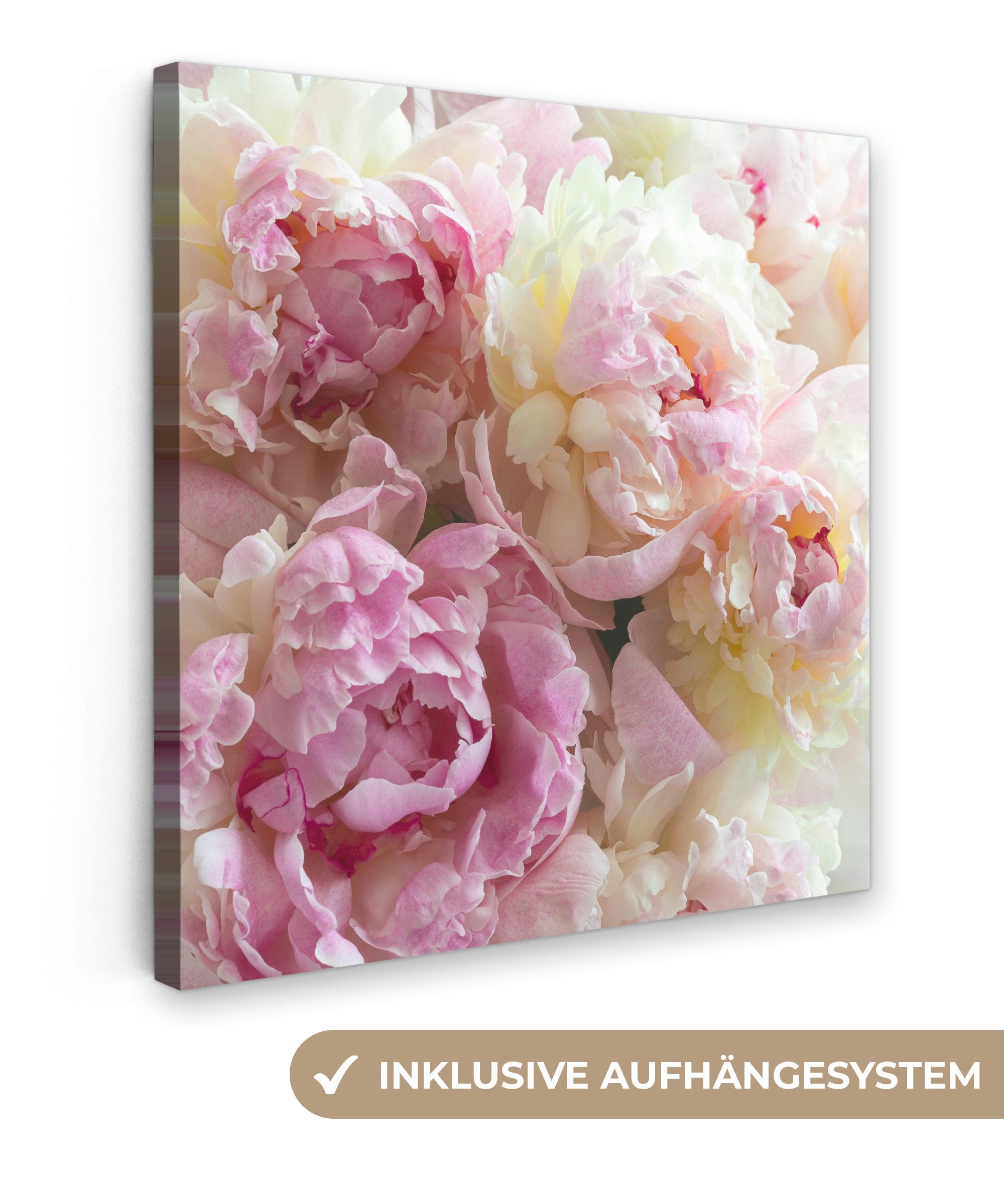 OneMillionCanvasses® Leinwandbild Vintage - Blumen - Rosen - Natur, Fotodru günstig online kaufen