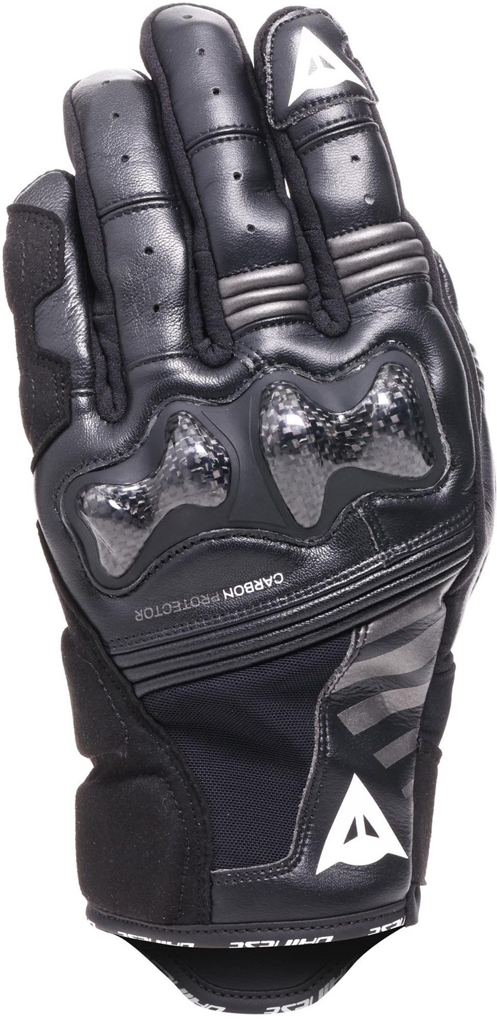 Dainese Motorradhandschuhe Reacto Carbon Short Motorradhandschuhe perforiert,Touchscreenbedienung möglich
