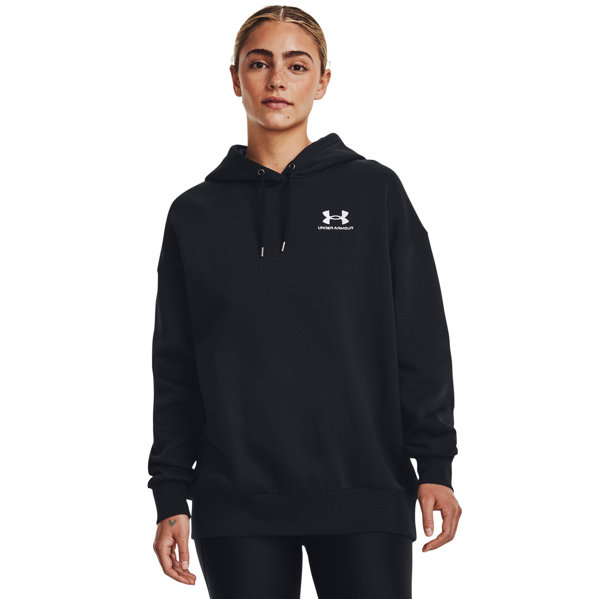Under Armour® Kapuzenpullover Under Armour Damen Kapuzenpullover Essential Flc OS Hoodie 1379495