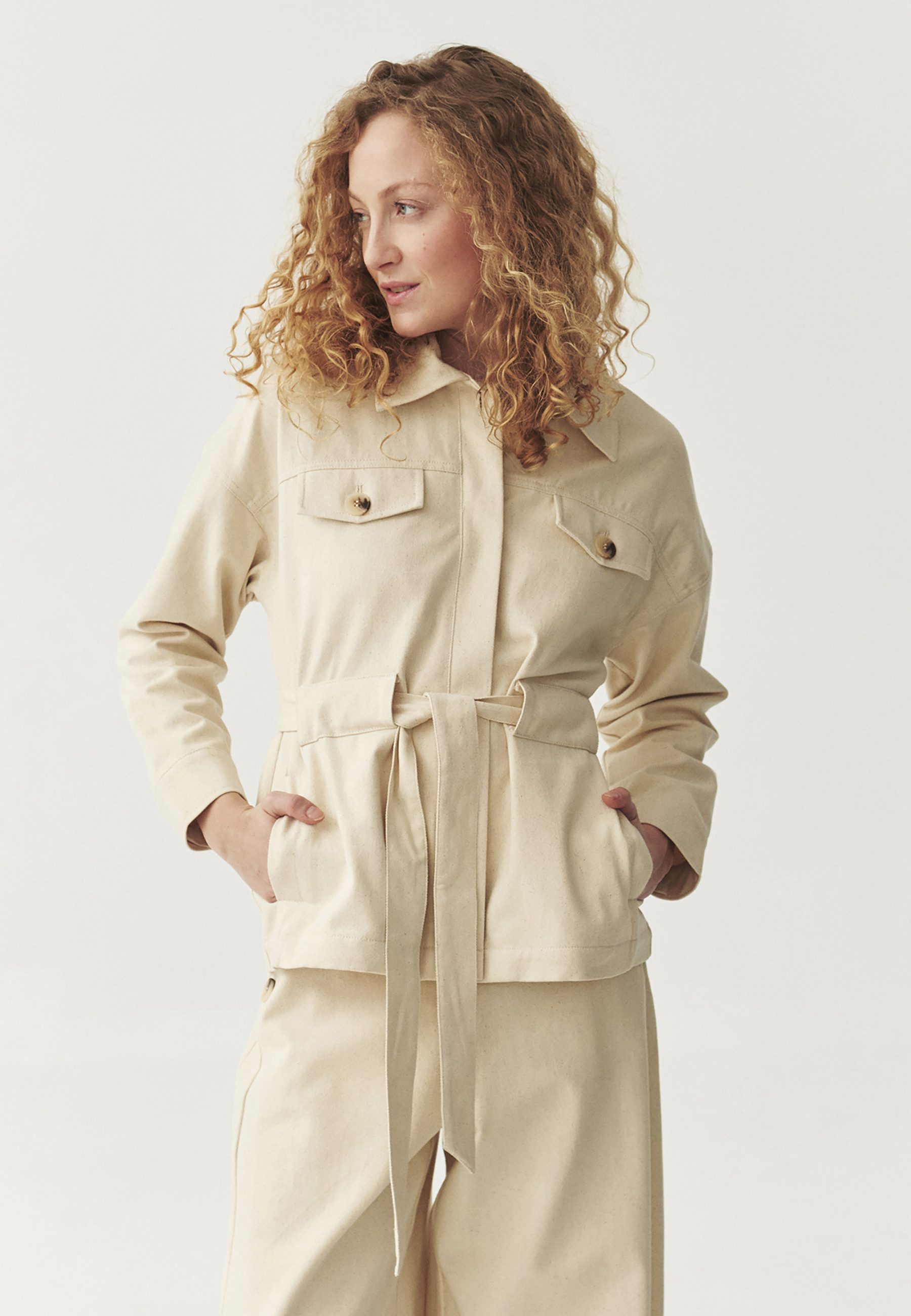 TATUUM Allwetterjacke Baumwolljacke Mit Gürtel - Lagos