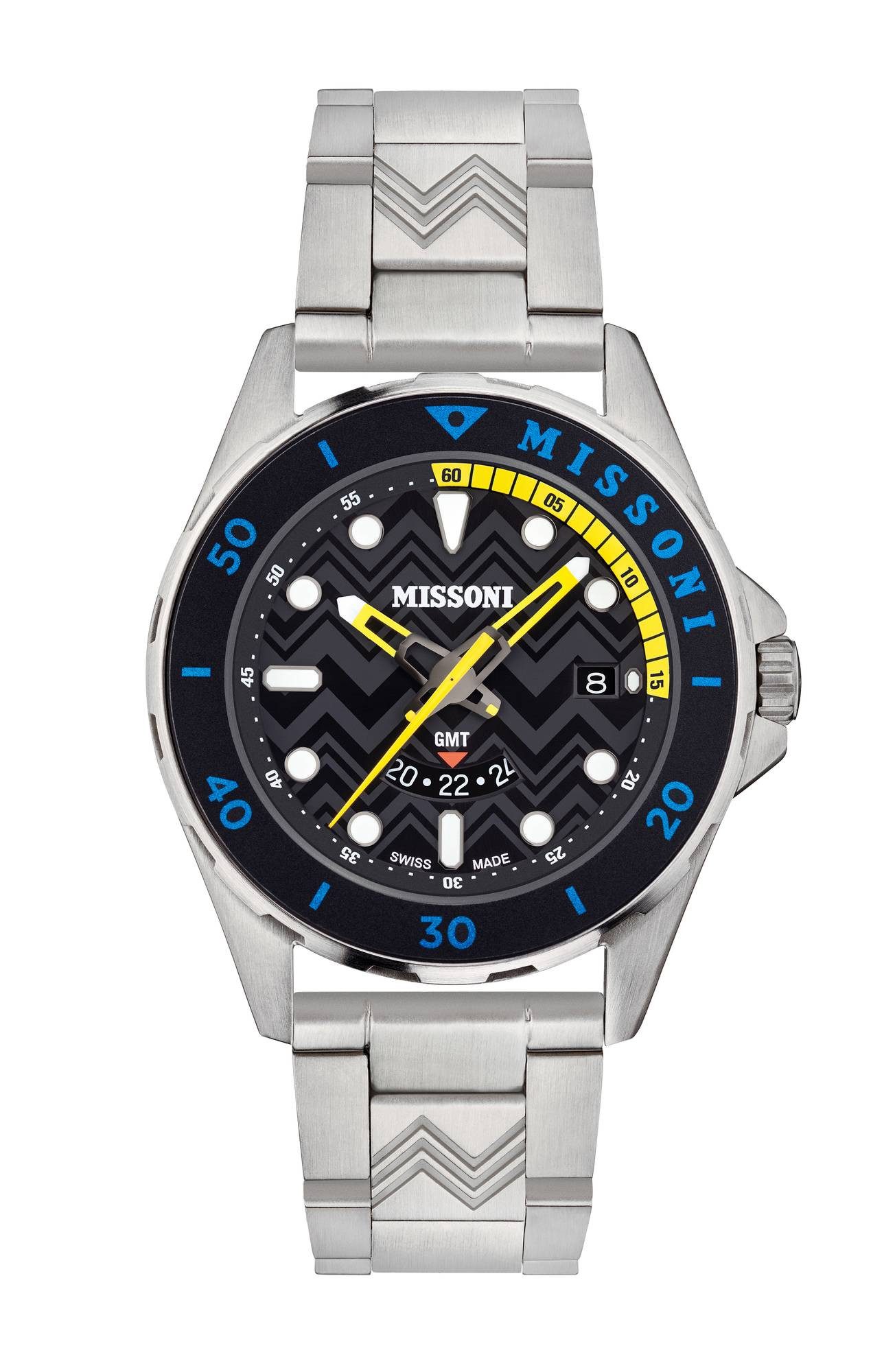 Missoni Schweizer Uhr GMT