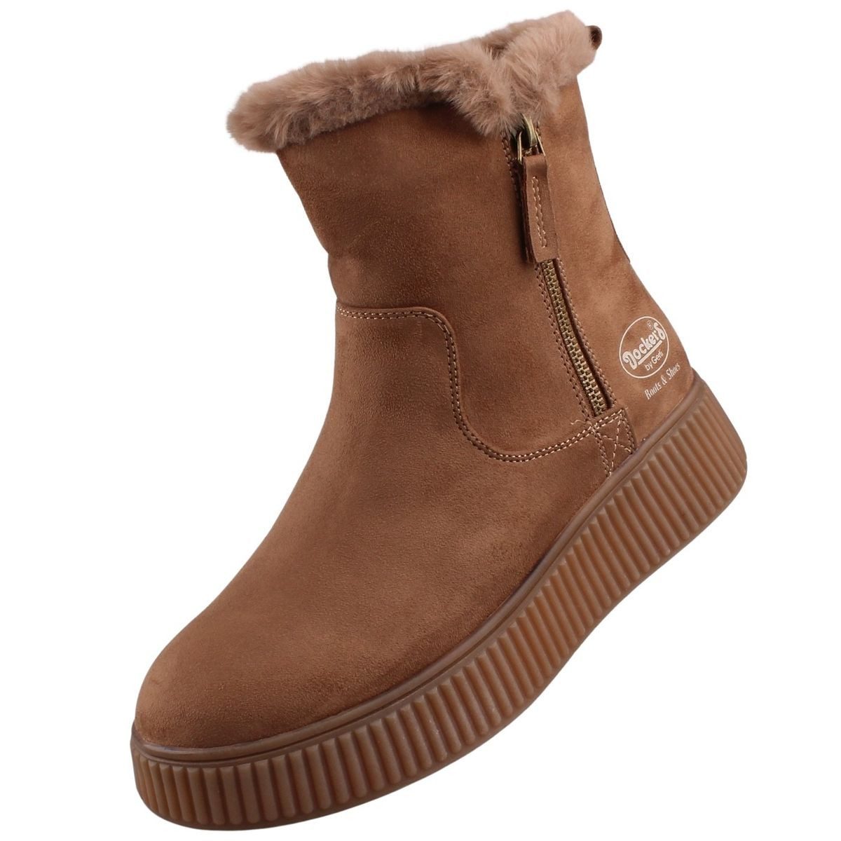 Dockers by Gerli 55KJ303-770340 Stiefelette Damen-Boot mit weichem Schaftbesatz