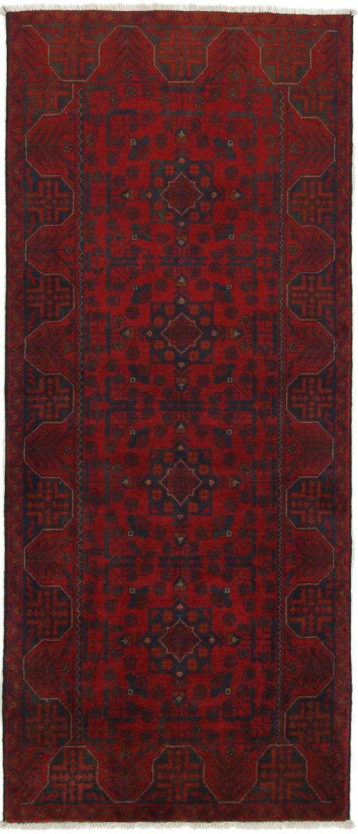 Orientteppich Khal Mohammadi 82x193 Handgeknüpfter Orientteppich Läufer, Nain Trading, rechteckig, Höhe: 6 mm