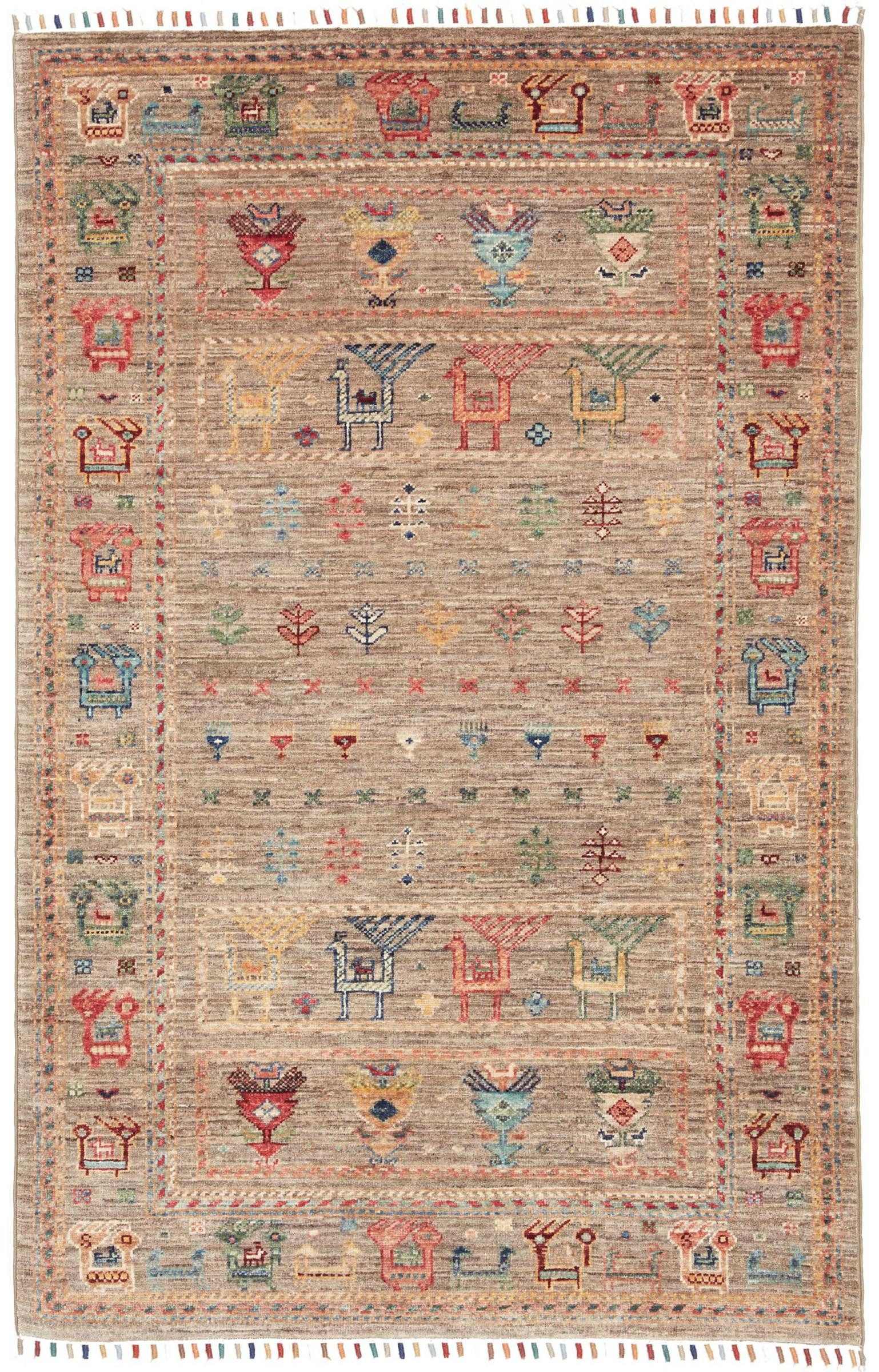Orientteppich Arijana 95x149 Handgeknüpfter Orientteppich