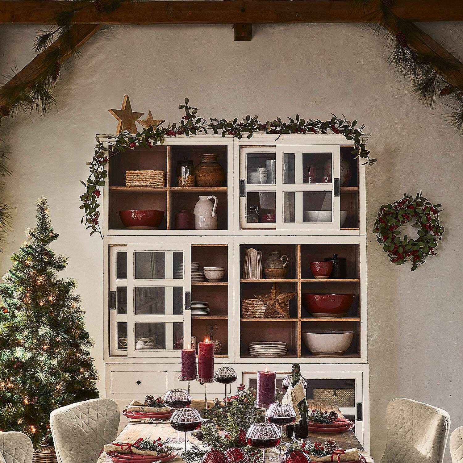 Mirabeau Girlanden Girlande Lenius grün/rot, none