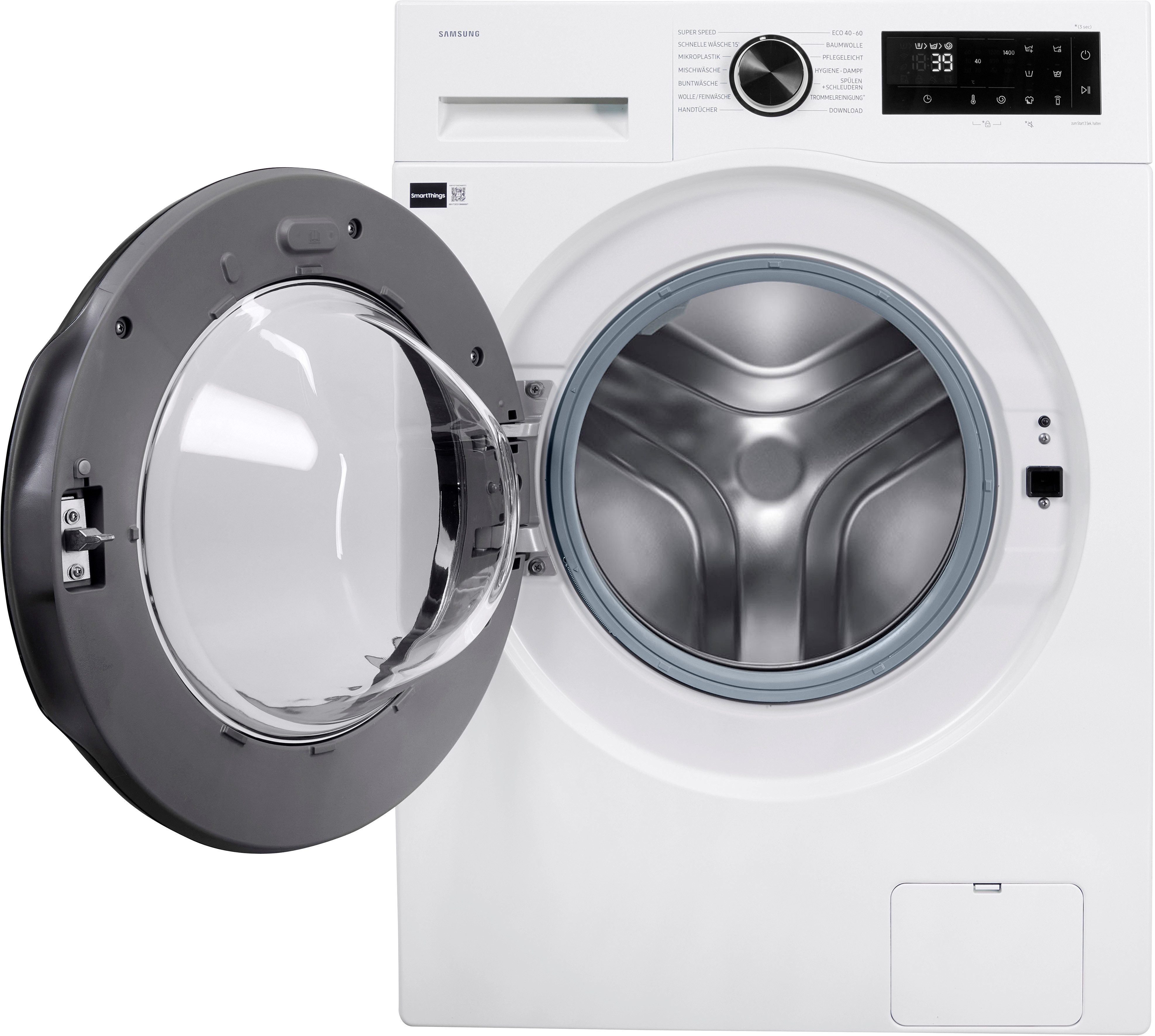 Samsung Waschmaschine WW5000F WW1EFG5U34AEEG, 10 kg, 1350 U/min, AI Ecobubbleᵀᴹ - Effizient und schonend waschen
