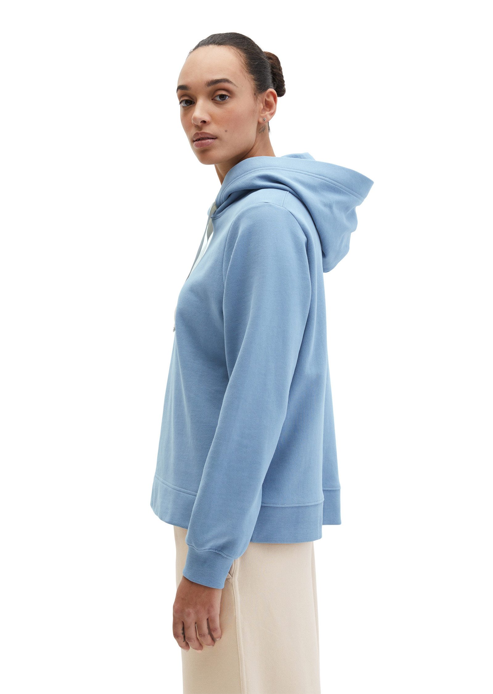 Marc O'Polo Sweatshirt mit gepeachter Oberfläche