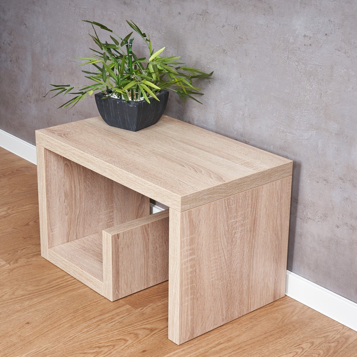 Levandeo® Couchtisch, Couchtisch Gustav Sonoma Eiche günstig online kaufen