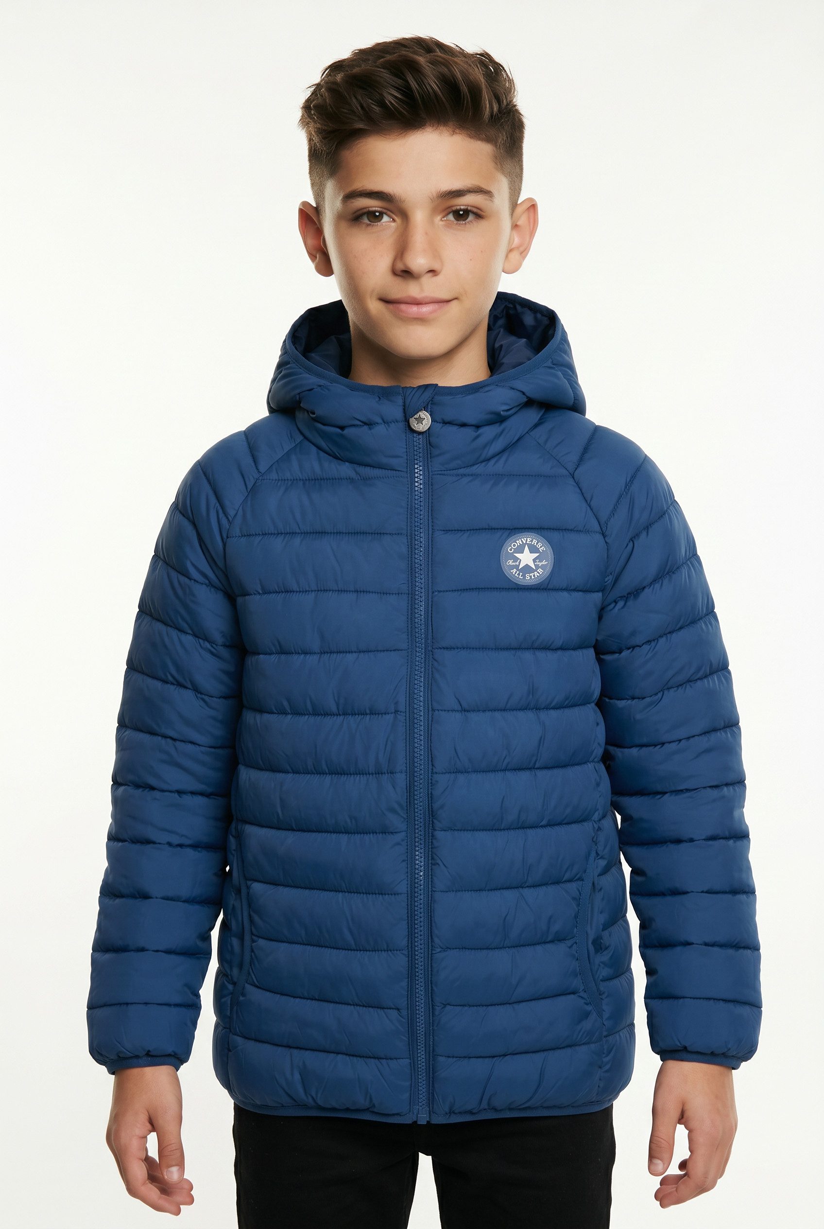 Converse Steppjacke CNVN ESS MDWT PUFFER mit wasserabweisender Beschichtung, leichte Ausführung