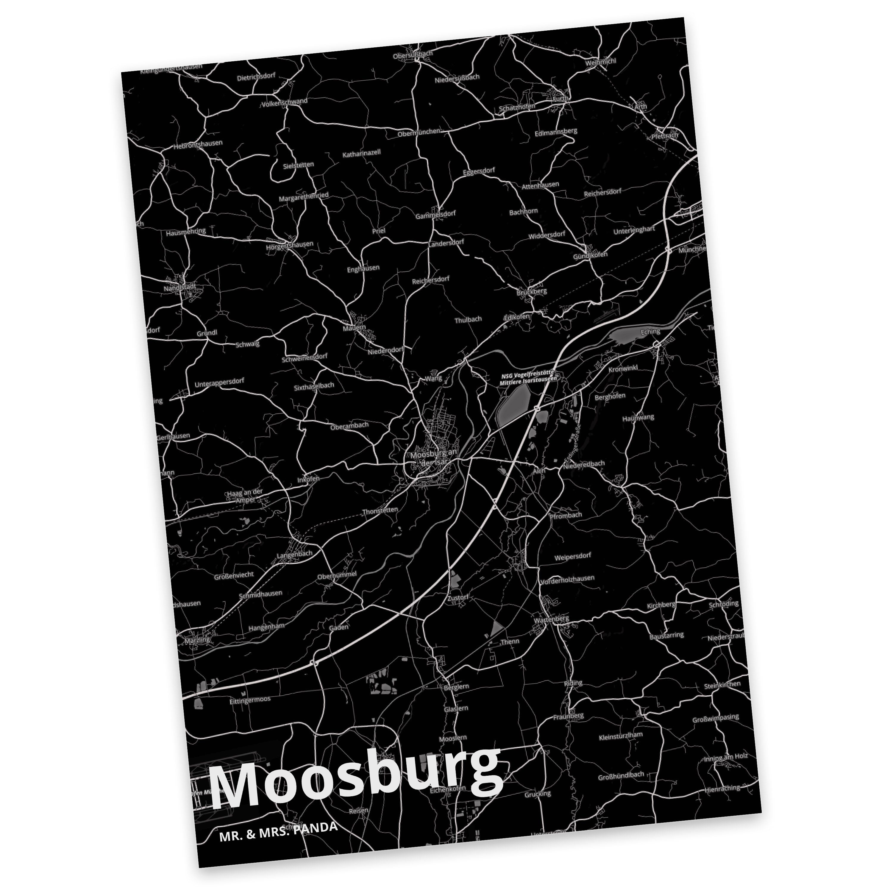 Einladungskarte, Karte, Ort, Mrs. & - Stadt, Geschenk, Moosburg D Einladung, Mr. Postkarte Panda