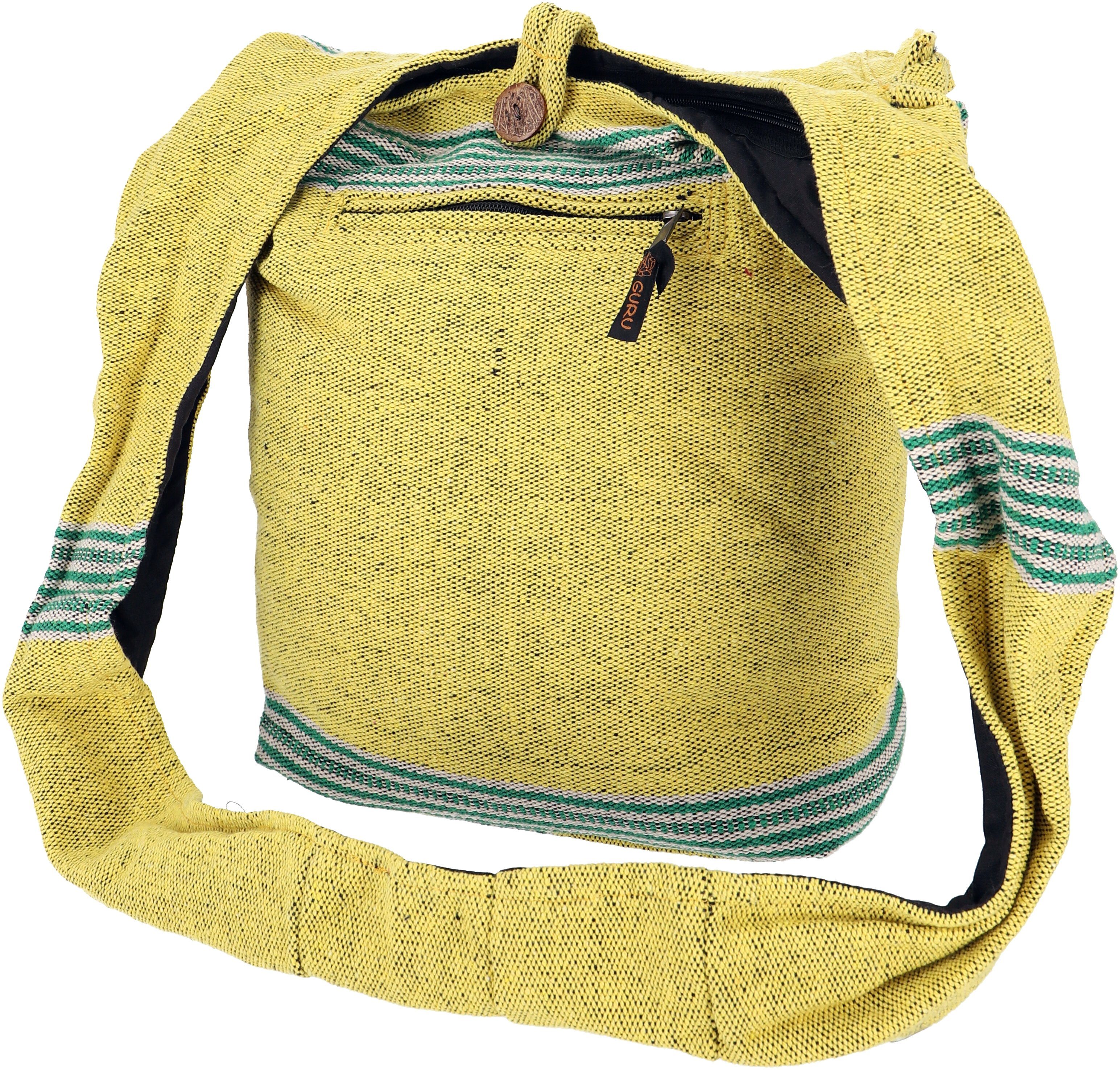Guru-Shop Schultertasche Ethno Schulterbeutel, Nepal Tasche - Modell 10