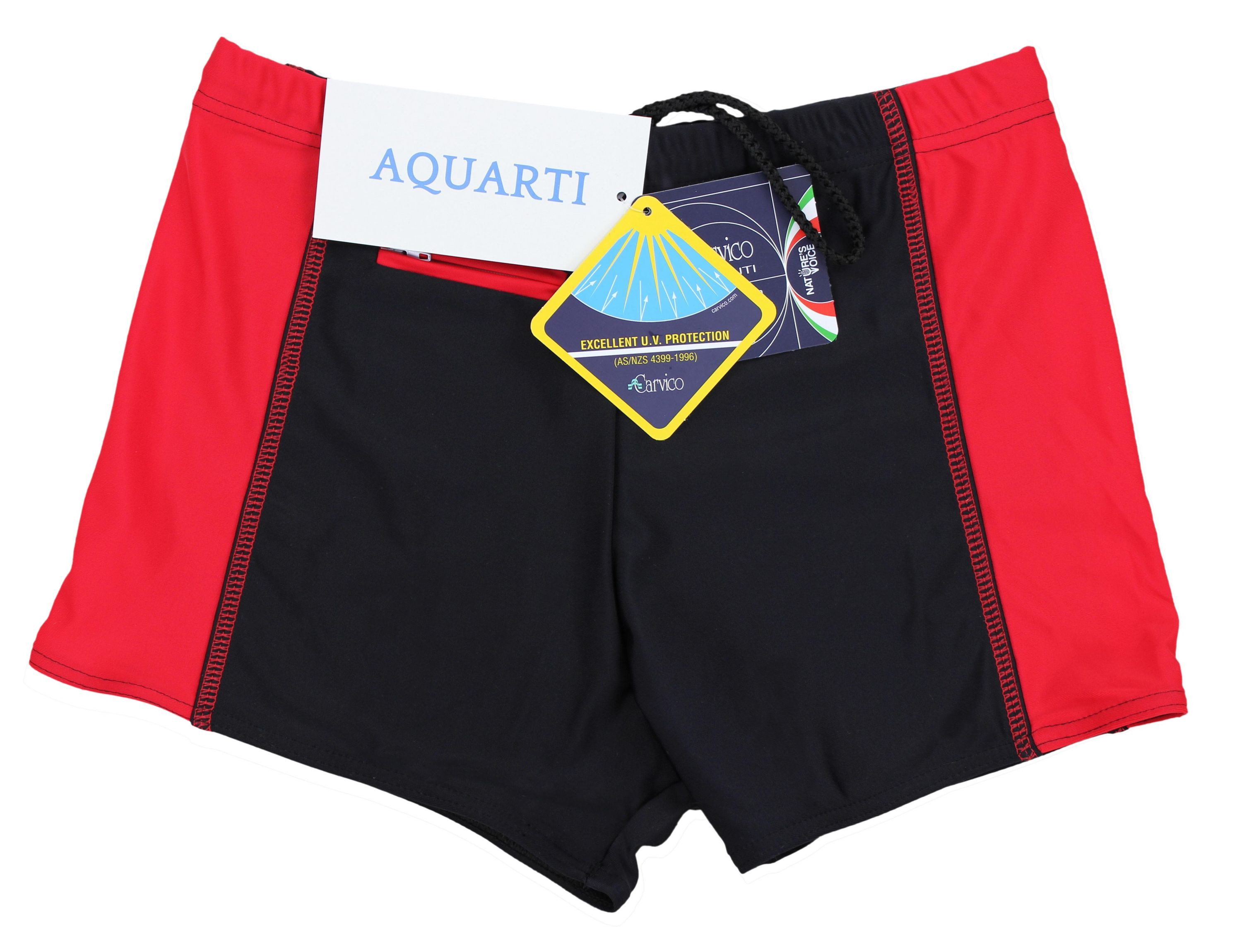 Aquarti Badepants Aquarti Herren Badehose mit Reißverschlusstasche Badeshorts