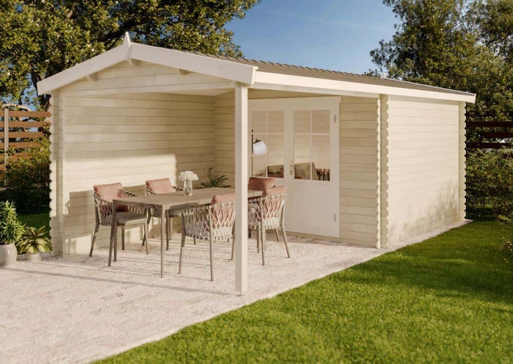 Alpholz Gartenhaus Holz Ruben-28, BxT: 596x348 günstig online kaufen