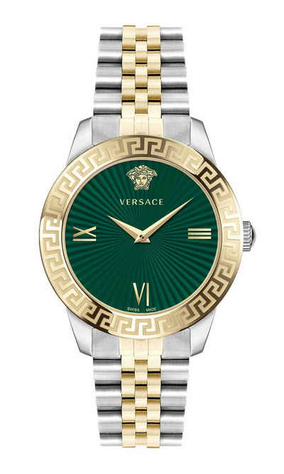 Versace Schweizer Uhr Greca Signature, Mit Echtheitskarte und CLG Sicherheitsnummer
