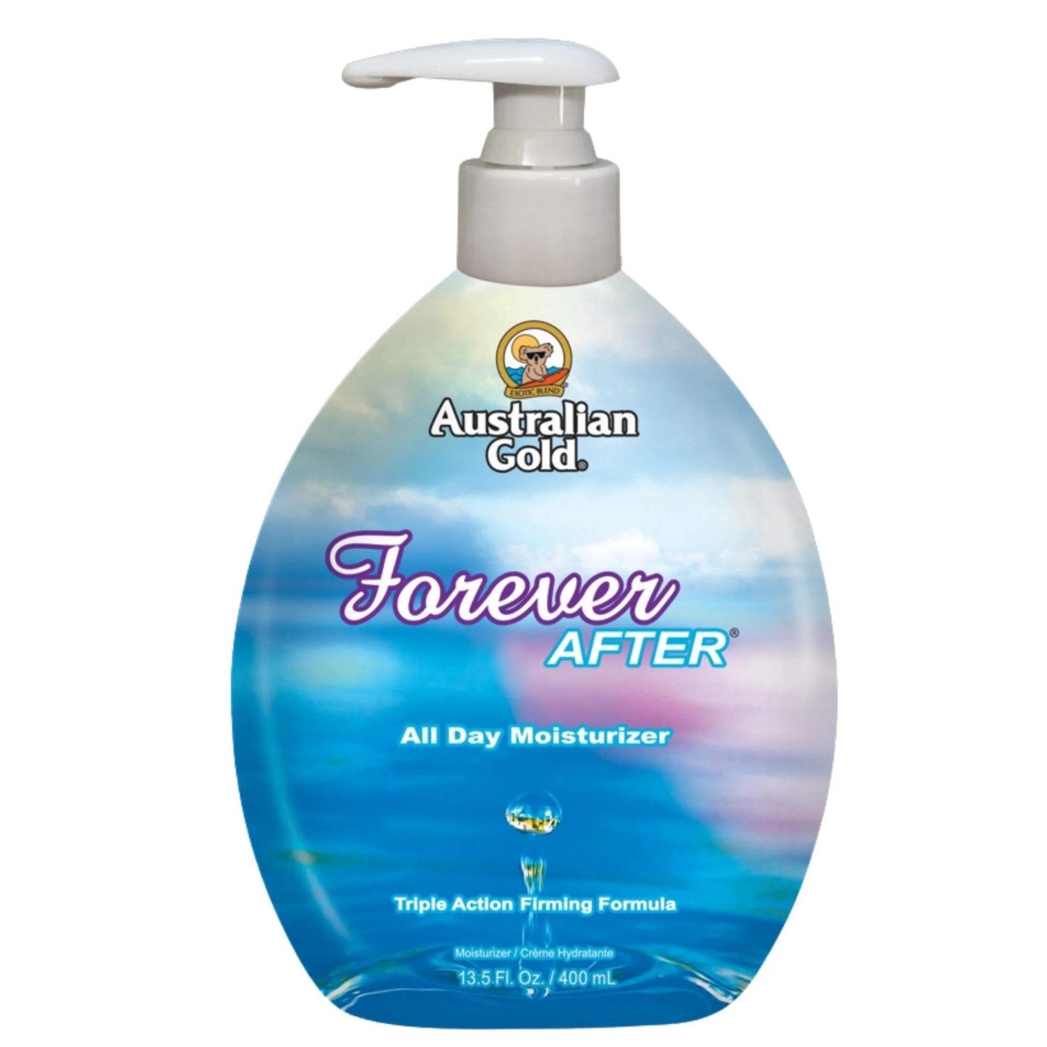 Australian Gold After Sun-Lotion Australian Gold Forever After After-Sun-Lotion 400 ml, 1-tlg., Mit Hanfextrakt für 24 Stunden Feuchtigkeit