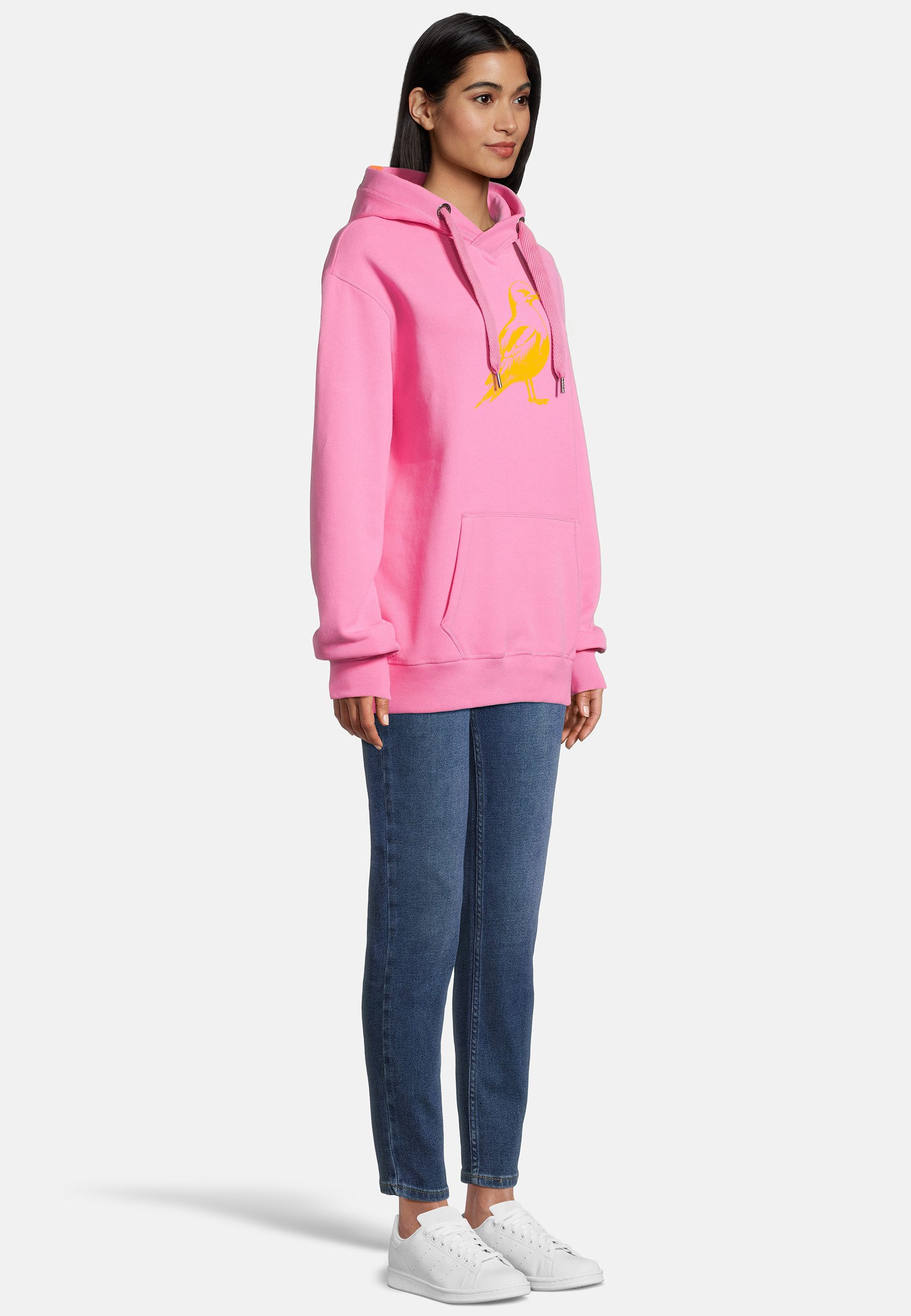 salzhaut Hoodie ODDEBODJE UNISEX - Möwe Unisex Oversized salzhaut Kapuzenpullover – bequemer Fit und nordisch klares Design – Bild 4 von 5