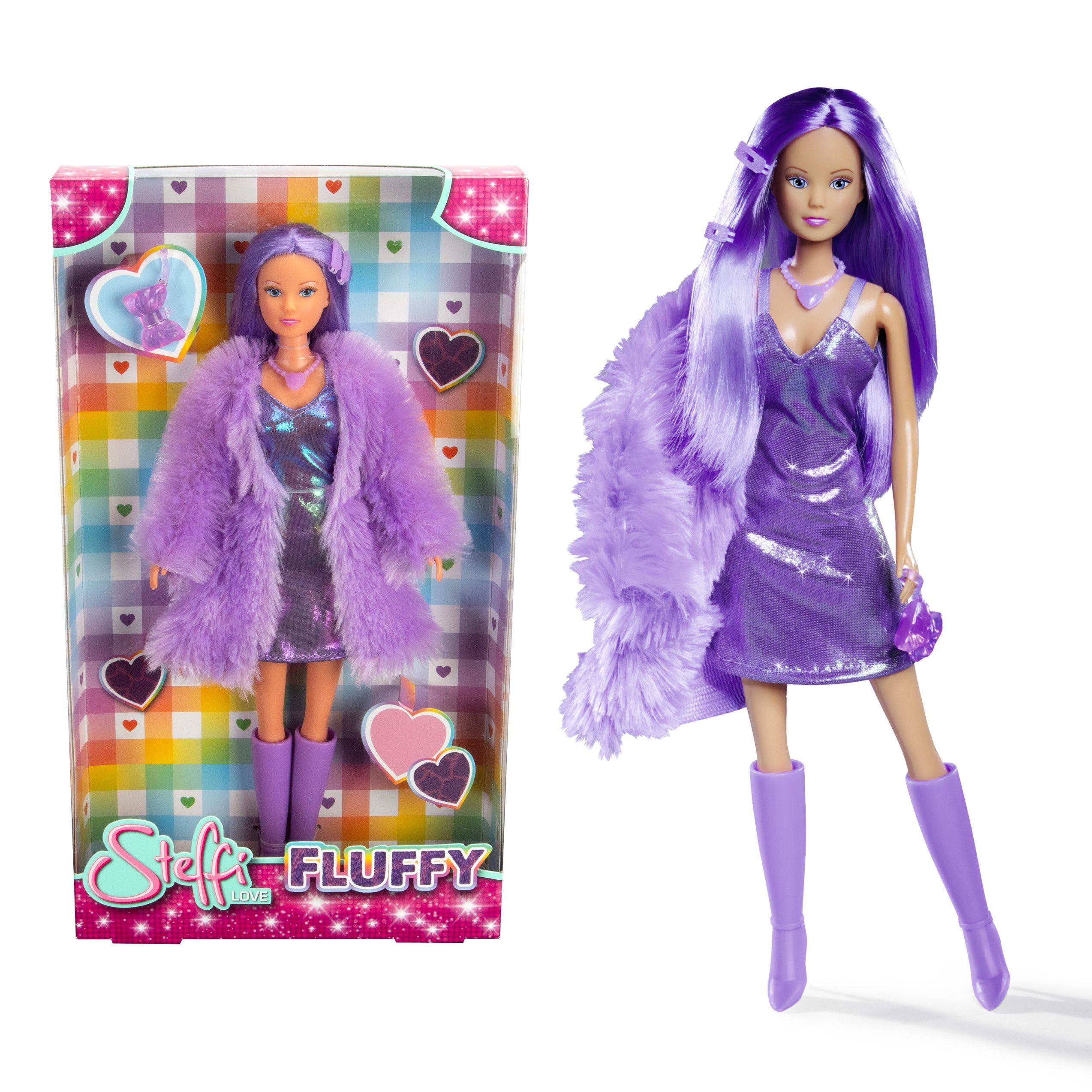 Simba Dickie Anziehpuppe Puppe Steffi Love Fluffy günstig online kaufen