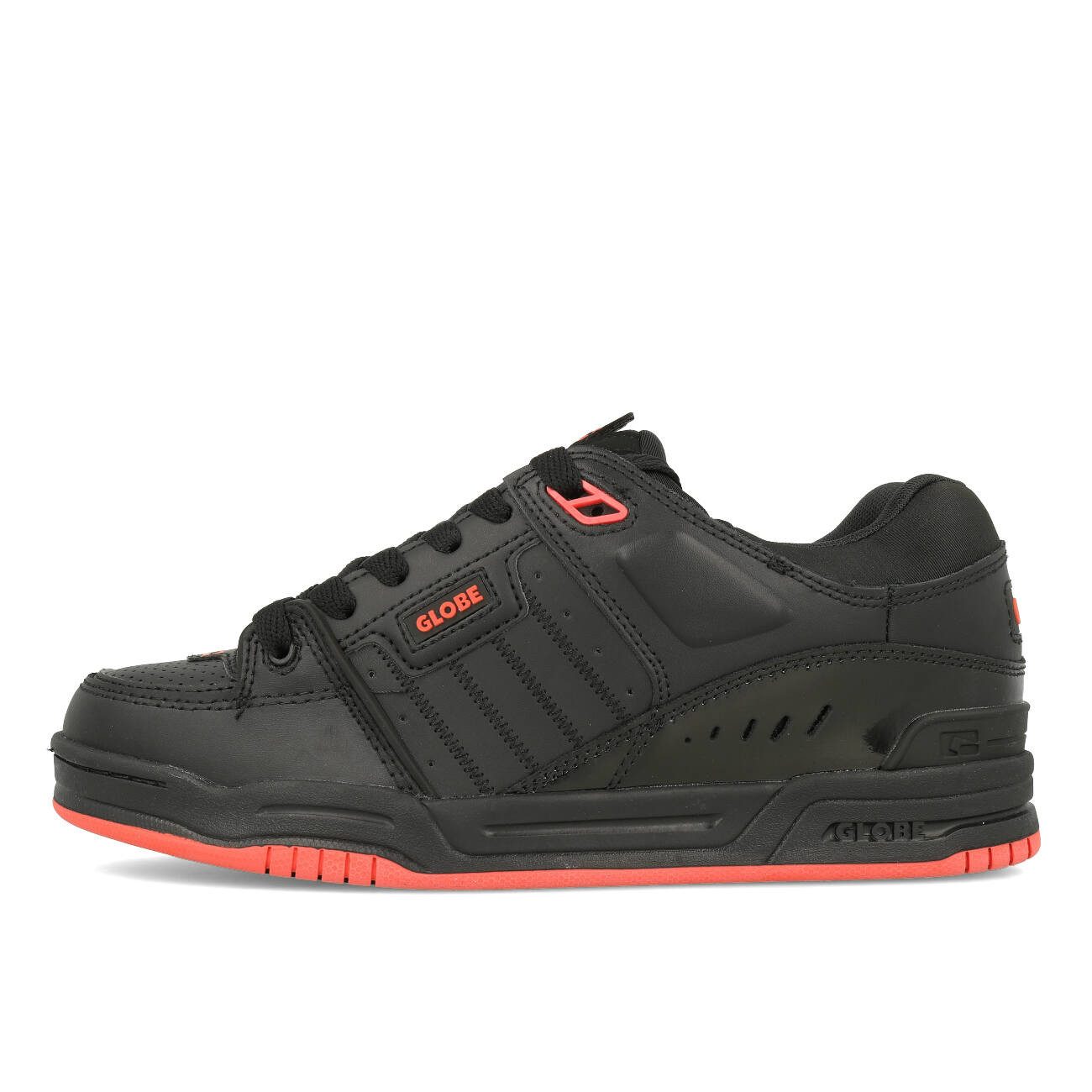 Globe Fusion Herren Black Red Sneaker
