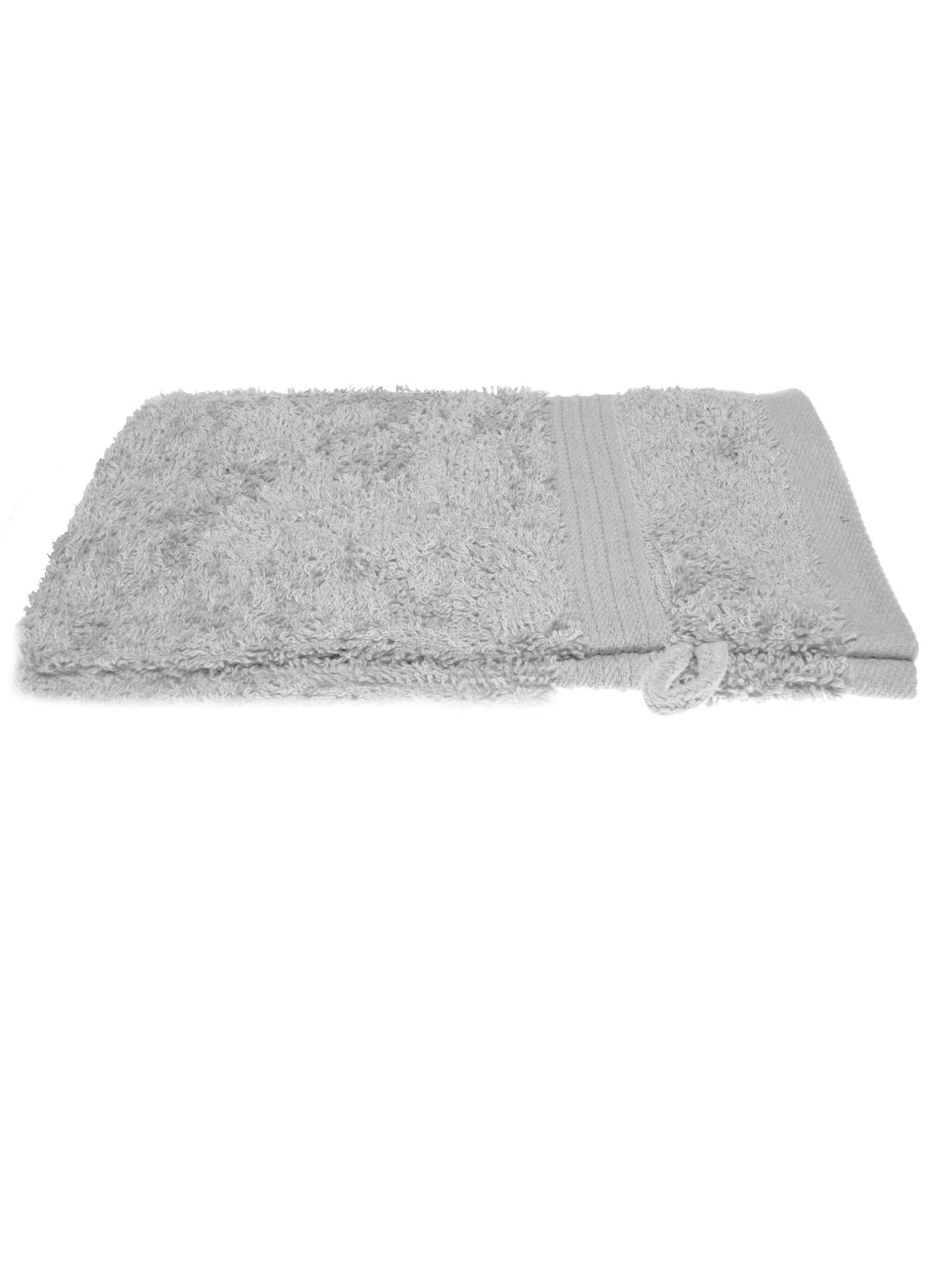 Julie Julsen Handtücher 1-Handtücher-Silber-Waschhandschuh 15 x 21 cm, Baumwolle (1-St)