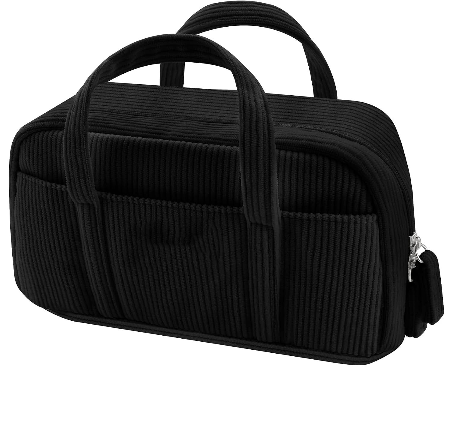 Diwzbyn Federmäppchen Federtaschen, extra große Stiftetasche mit 5 Fächern, Mäppchen, mit weiter Öffnung, weicher Organizer aus Cord mit Reißverschluss