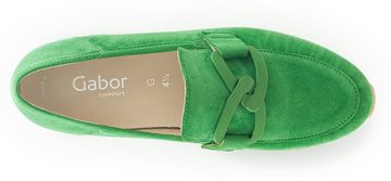 Gabor FLORENZ Slipper Slip-On Sneaker Schlupfschuh mit OPTIFIT-Wechselfußbett (Weite G weit)