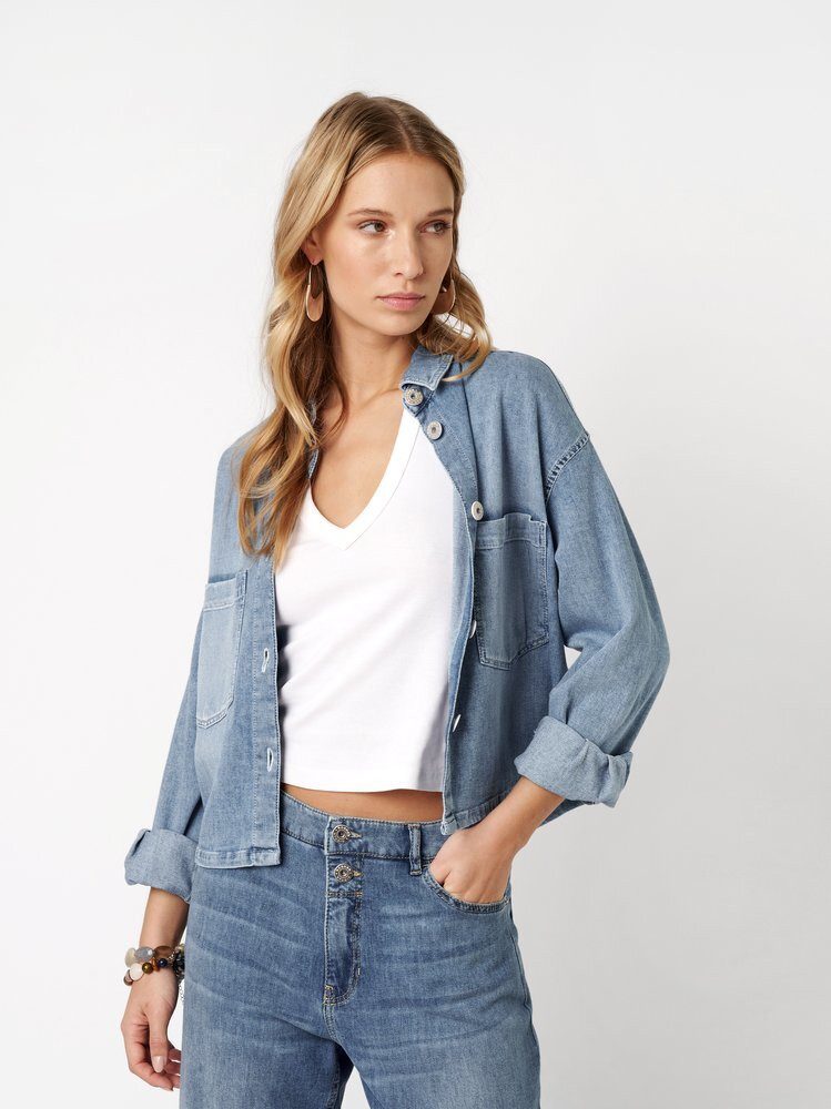 ROSNER Blusenjacke Jamie (1-St) in cropped Länge