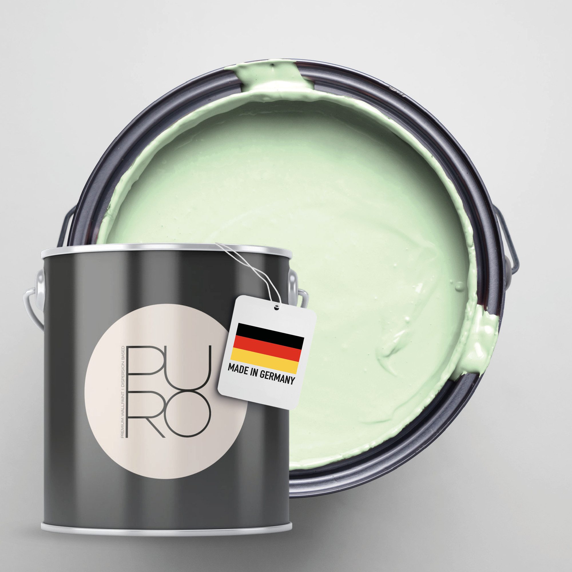 Wandfarbe Premium Innenwandfarbe PURO Tuchmatt soft green