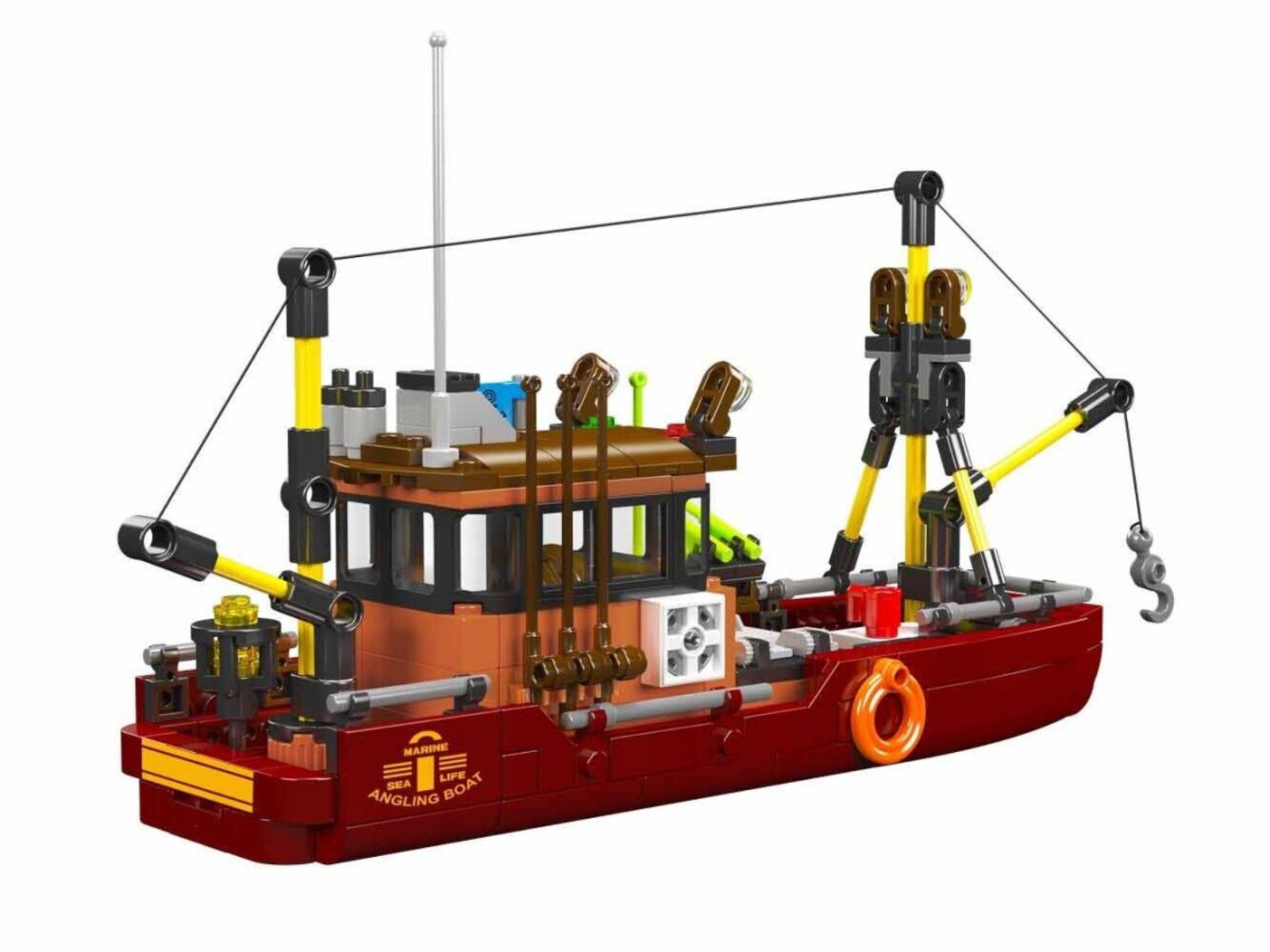 Mould King Mould King 10135 Fishing Boat Spielbausteine