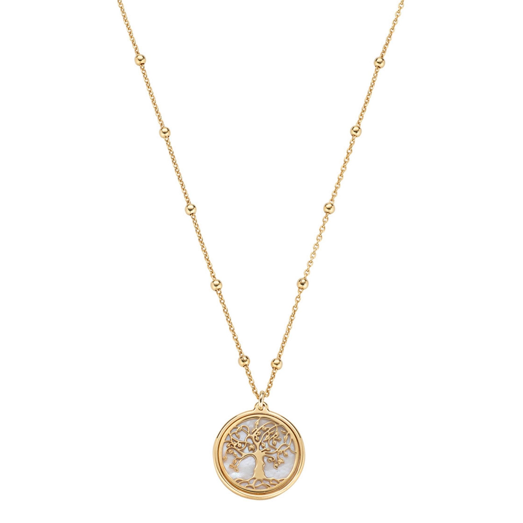 Amen Kette mit Anhänger Kette Sterlingsilber Charm 1,5cm Damen CLALCUG3