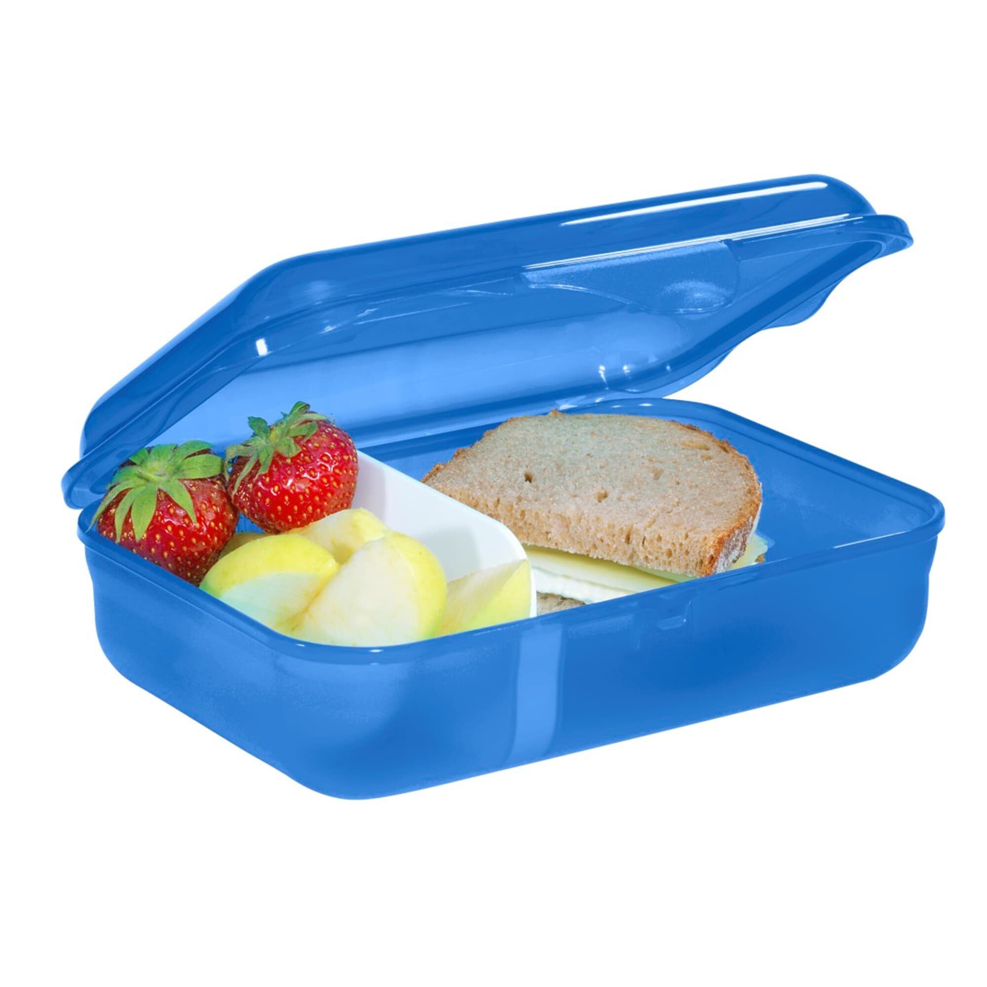 Step by Step Lunchbox mit Klickverschluss, spülmaschinengeeignet, Kunststoff, BPA-frei, (1-tlg) Butterfly Maja, Blau