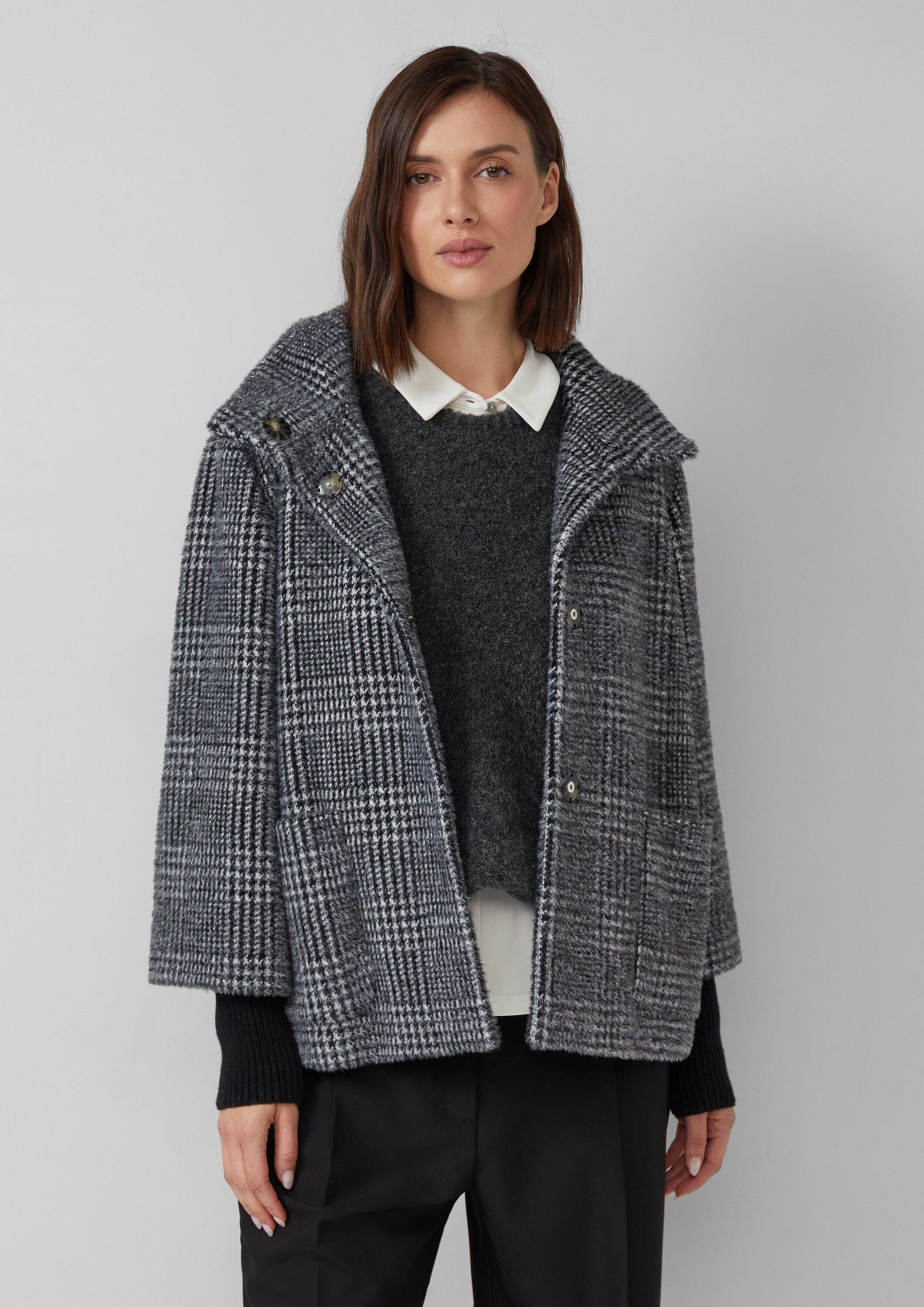 s.Oliver Funktionsjacke Outdoor-Jacke Jacke mit Stehkragen und Rippstrick-M günstig online kaufen