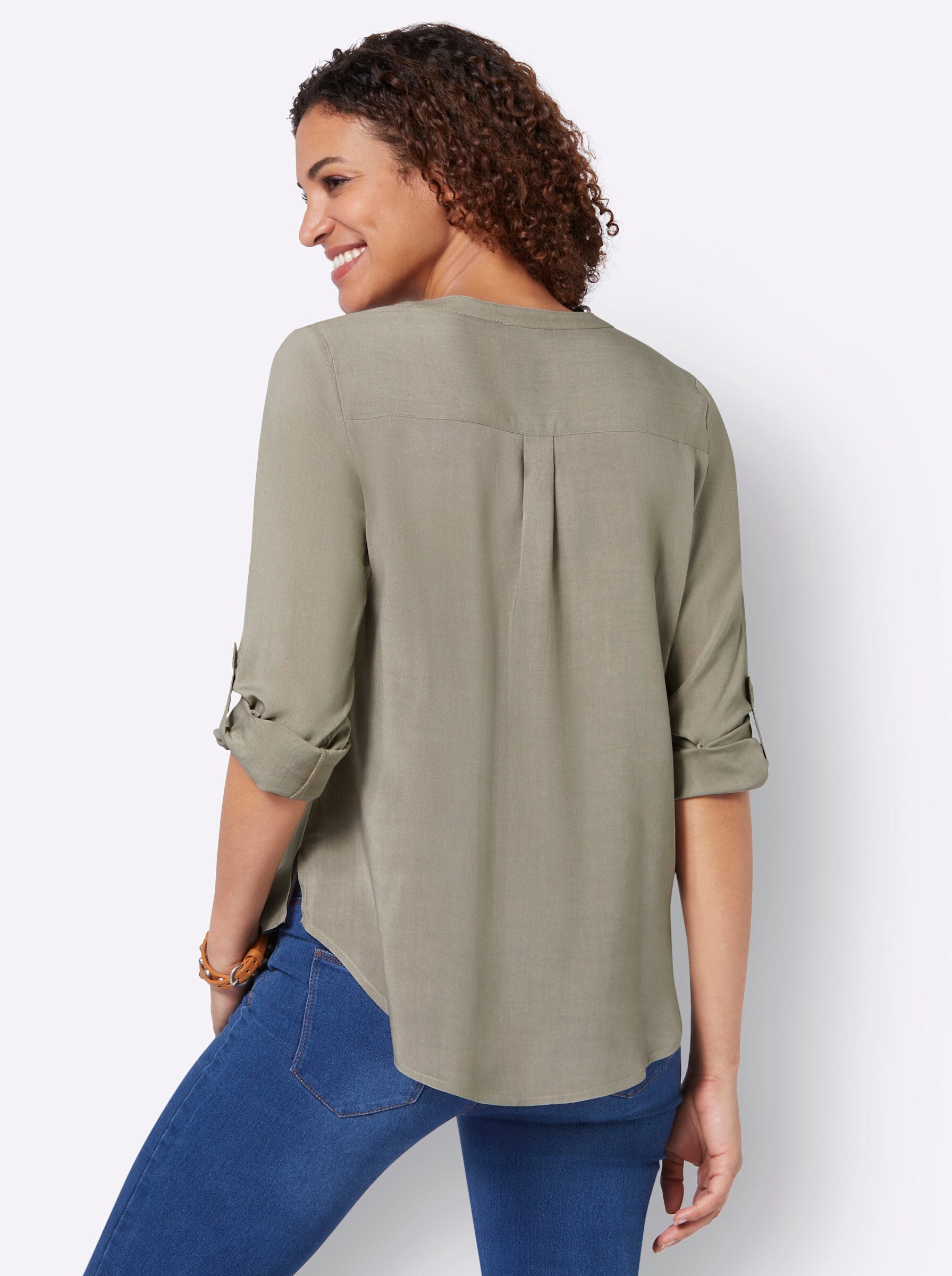 Witt Klassische Bluse Longbluse Langarm günstig online kaufen